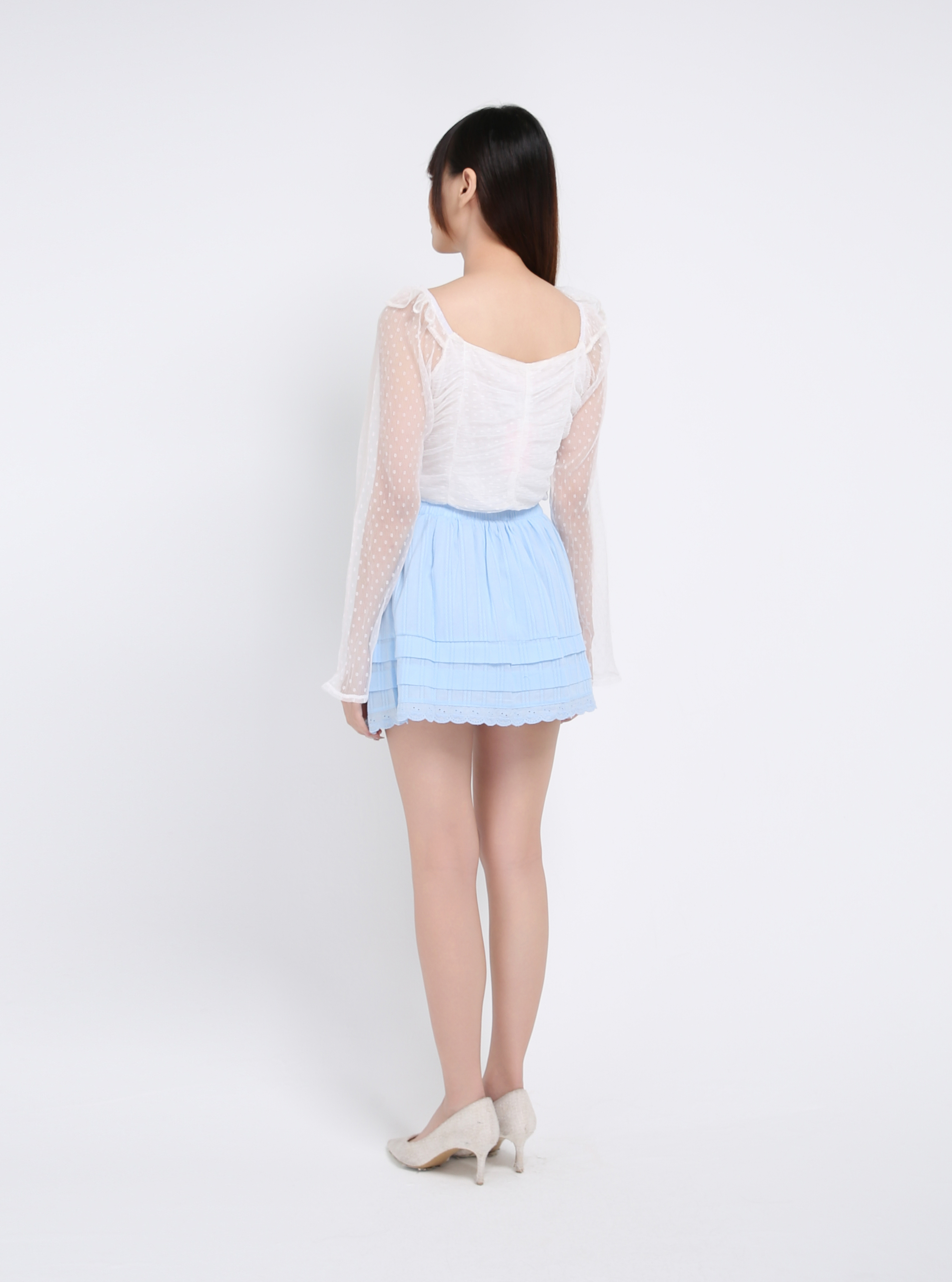 Net Lace SKirt Pants 39440