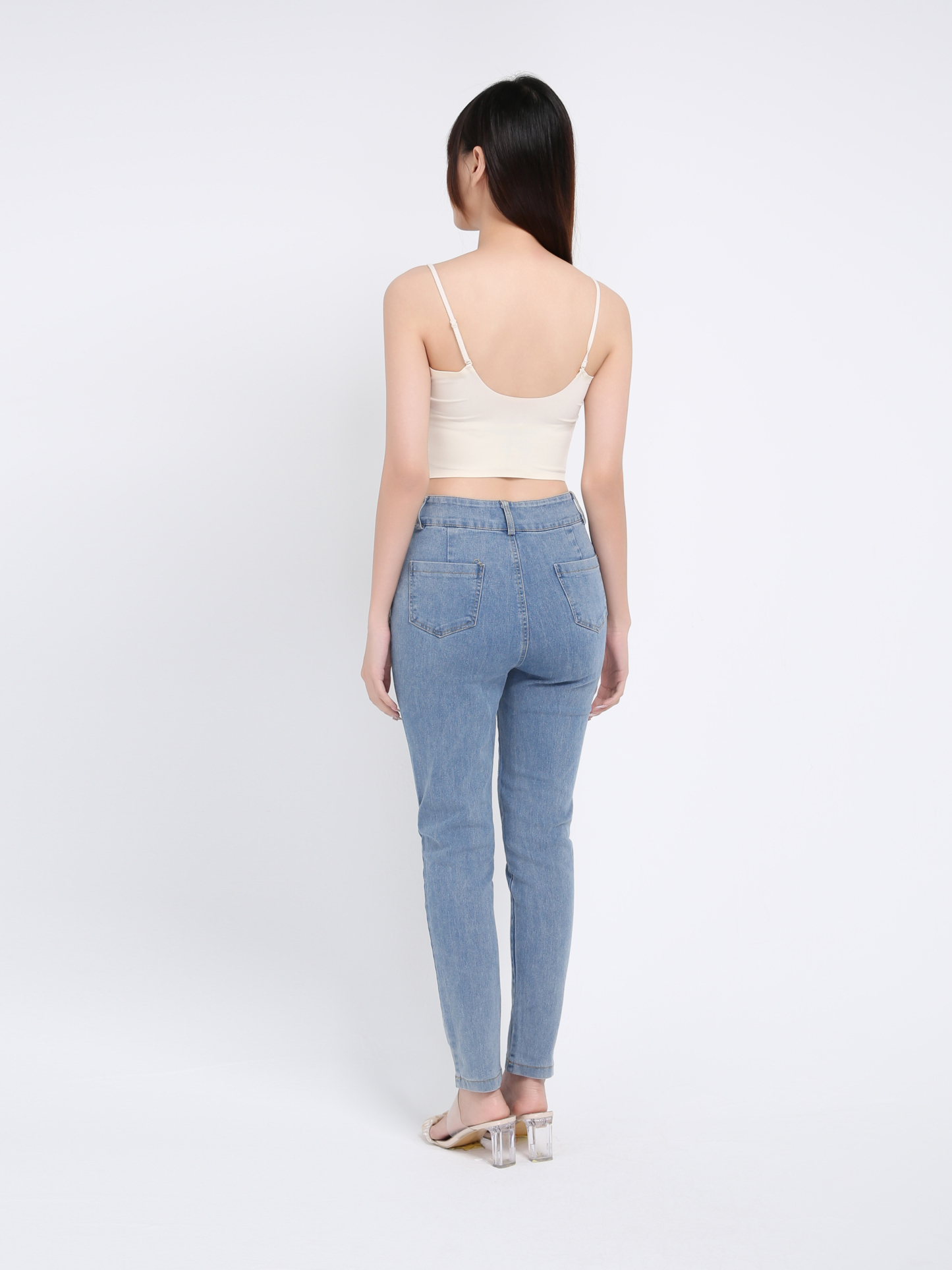 Denim Side Pocket Long Pant 39359