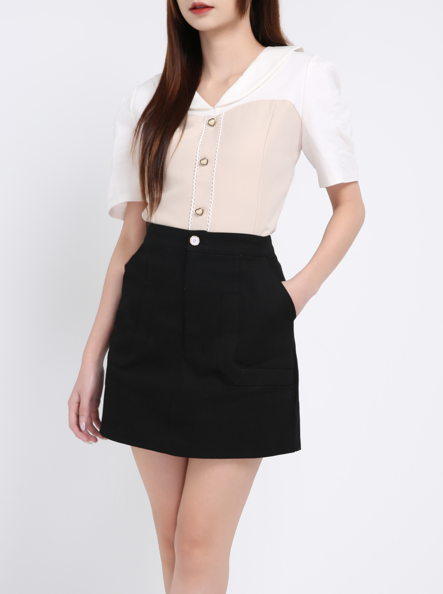 Fake Two Piece Top 39486