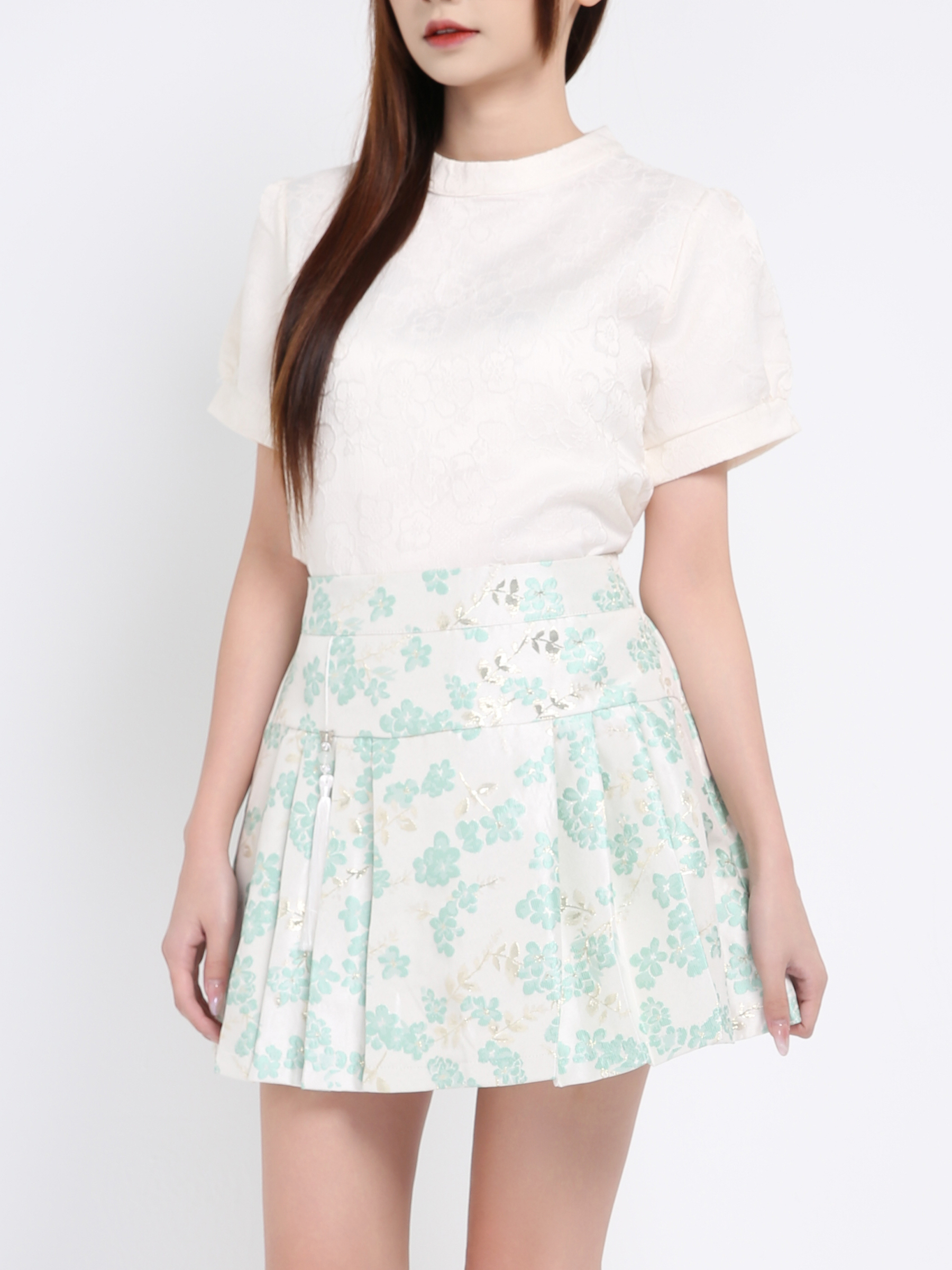 High Waist New Year Wear Skirt Pants 39492