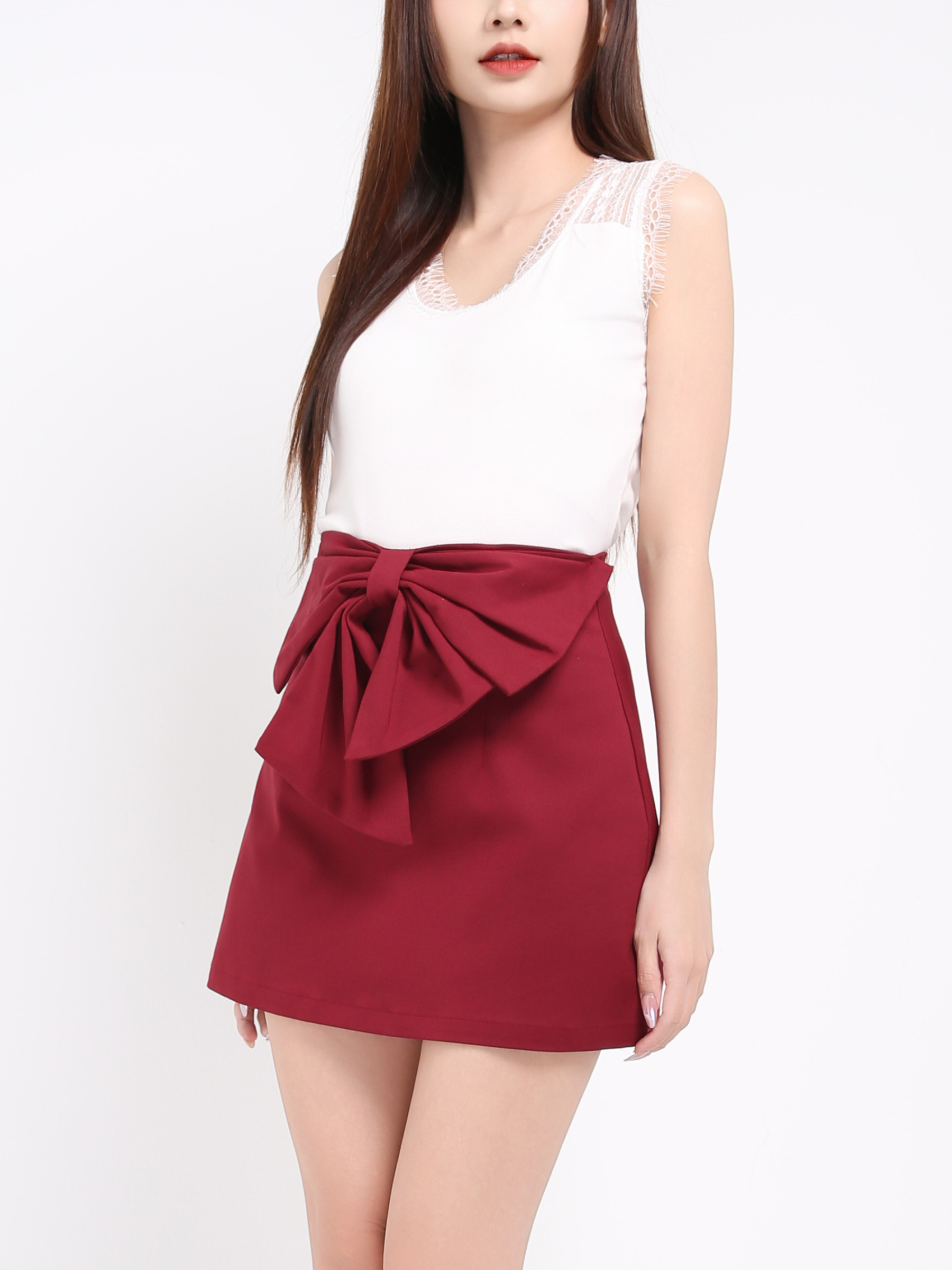 Back Zip Skirt Pant 39695