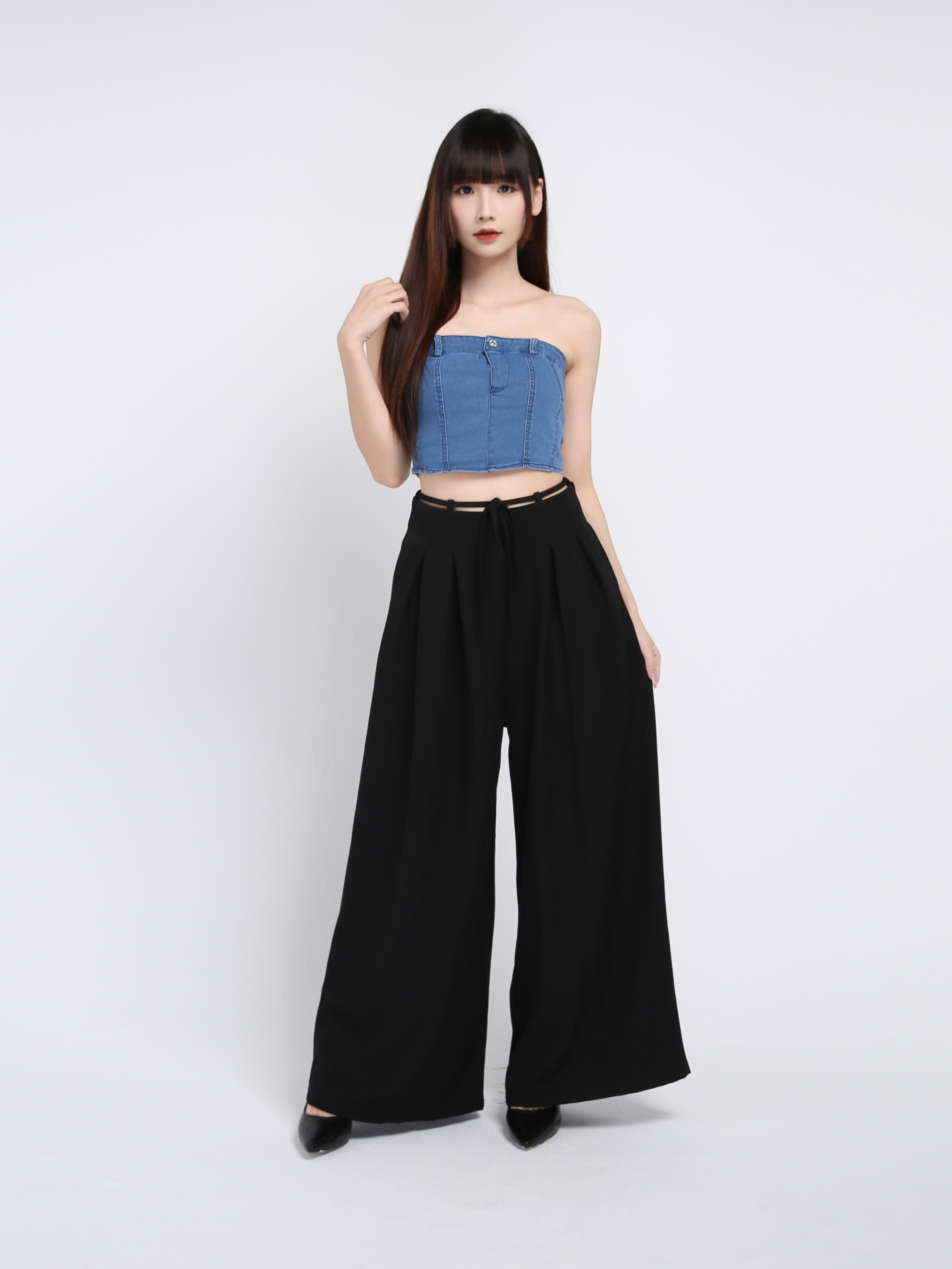 Denim Tube Top 39508
