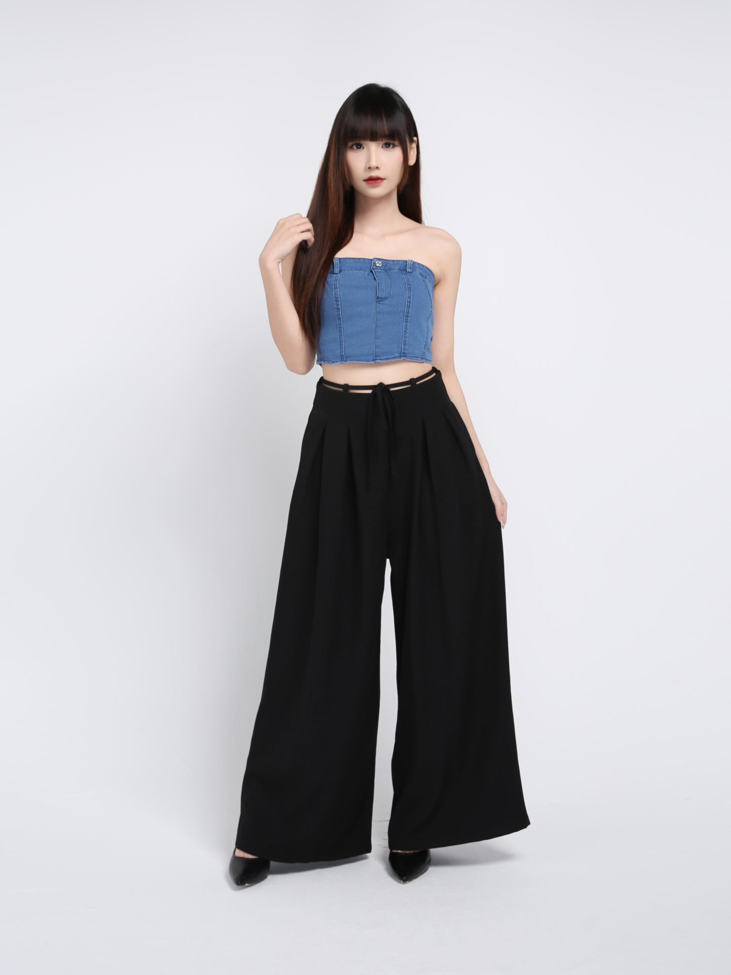 Denim Tube Top 39508