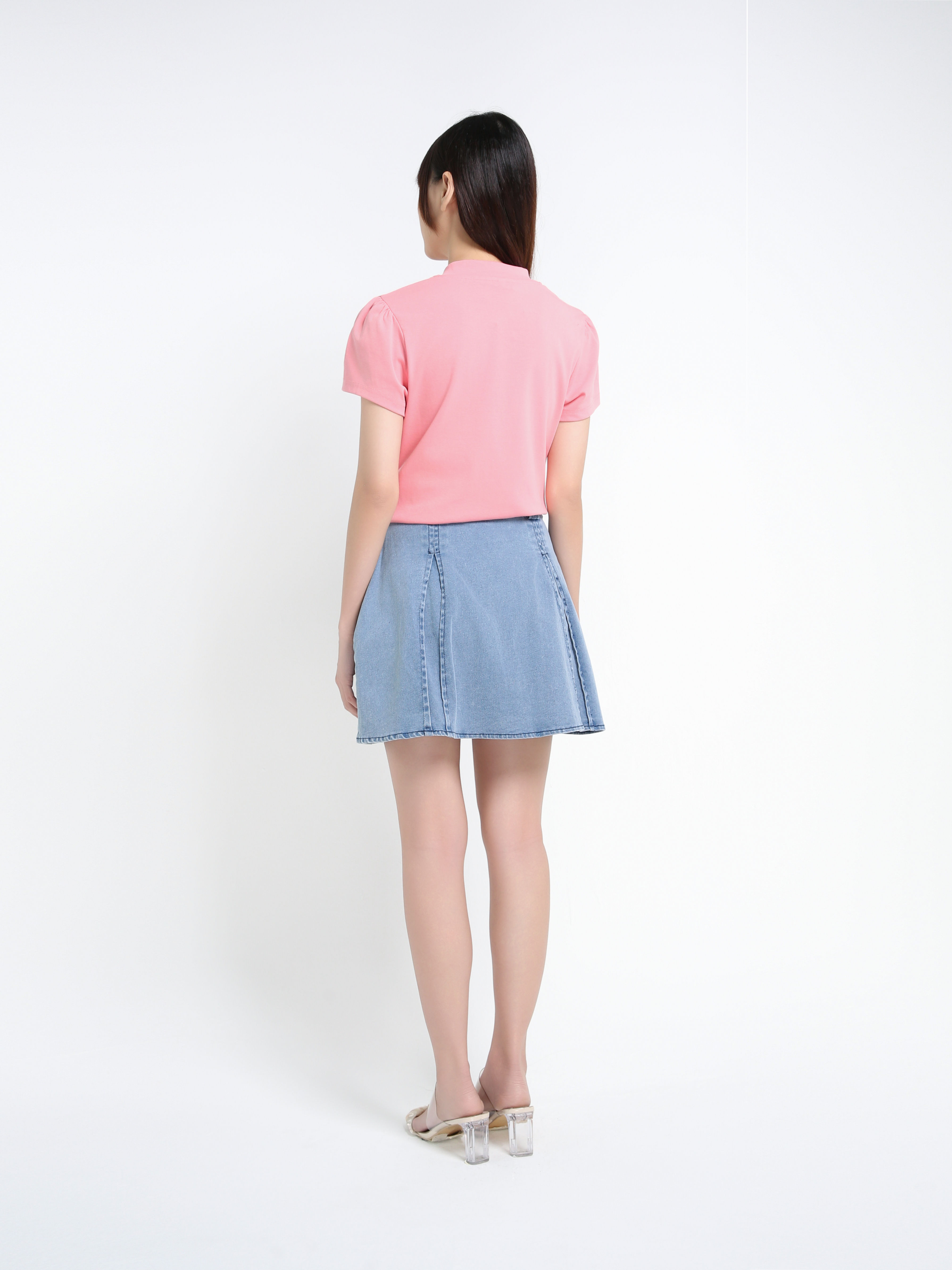 Denim Skirt Pants 39513