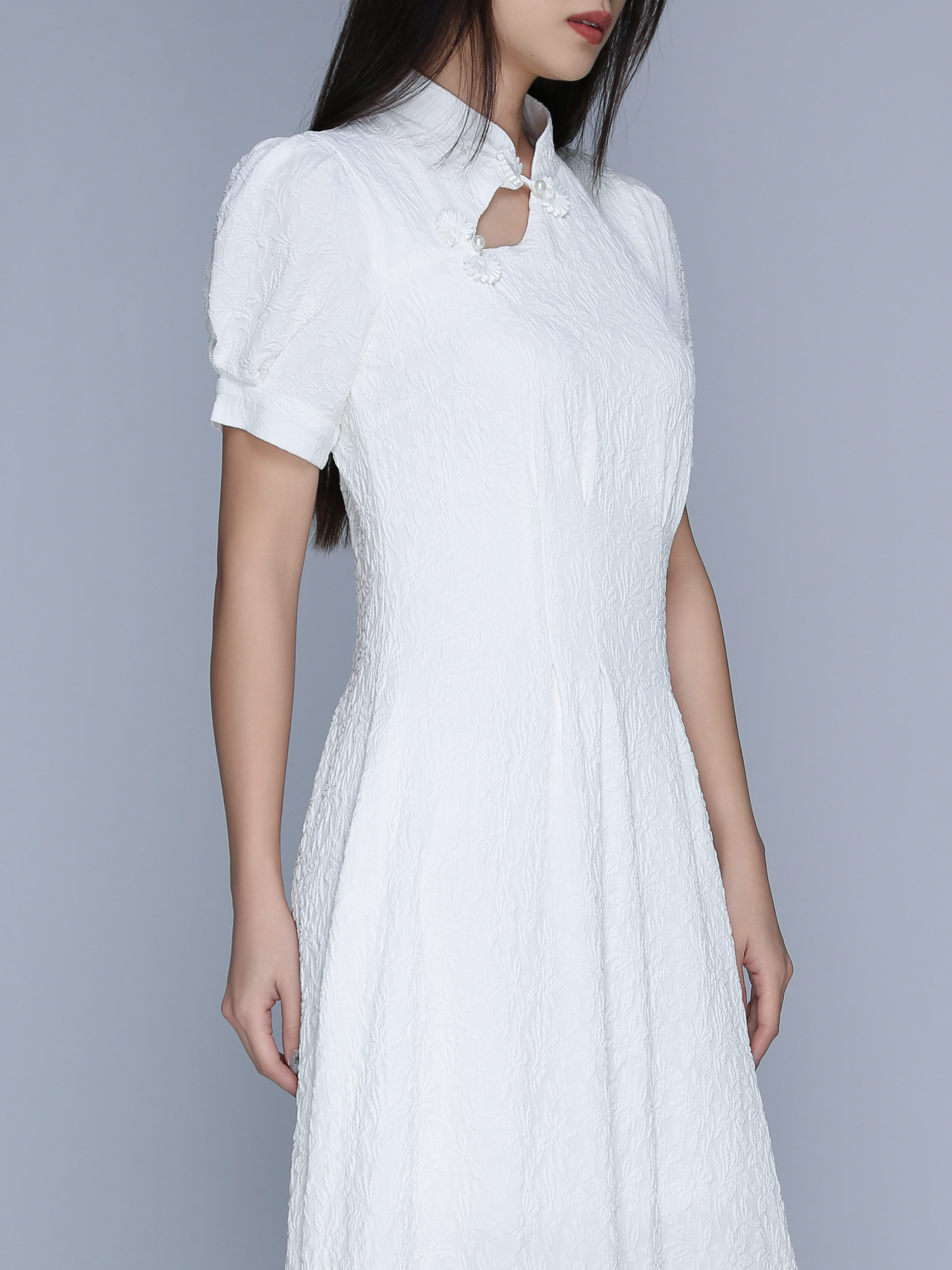 Short Sleeve Back Zip Dress 39520