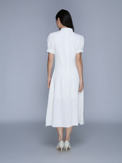 Short Sleeve Back Zip Dress 39520