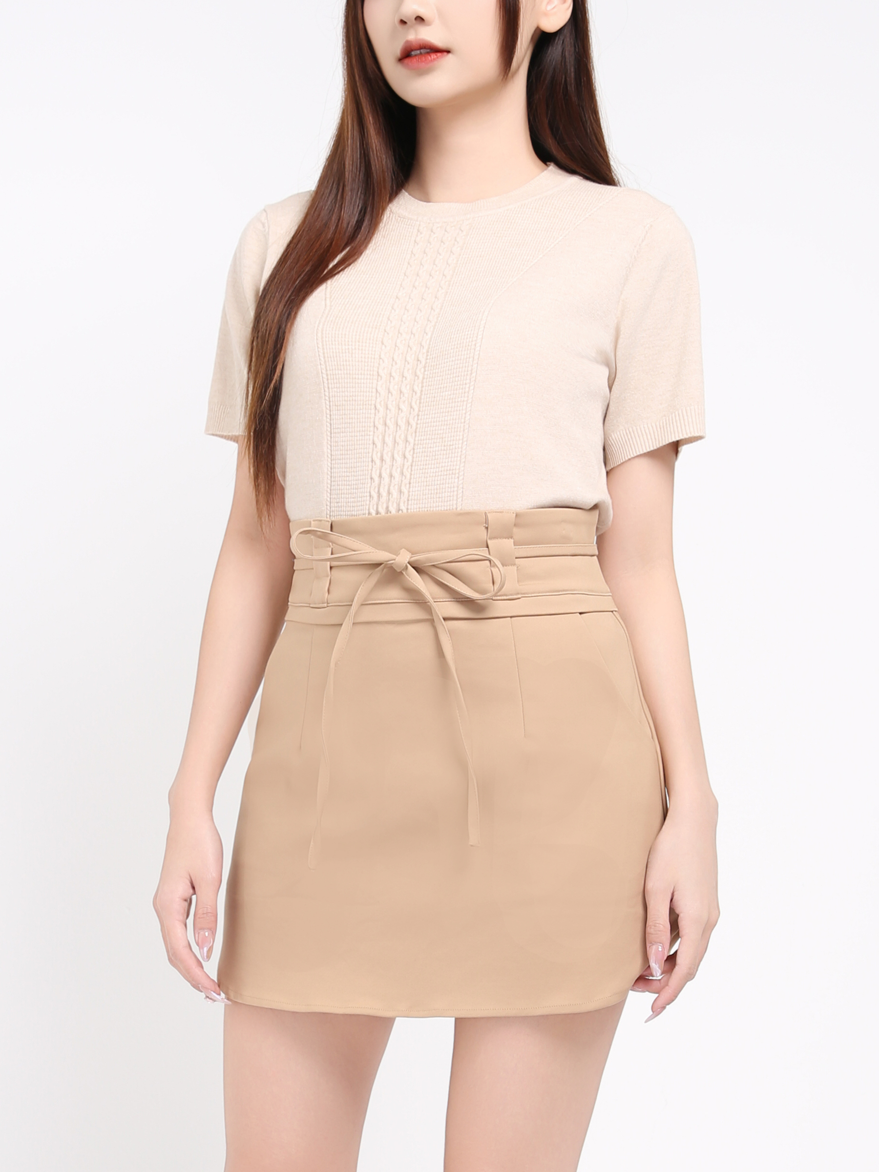 High Waist Side Pocket Skirt Pant 39706