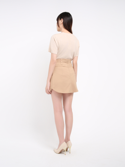 High Waist Side Pocket Skirt Pant 39706