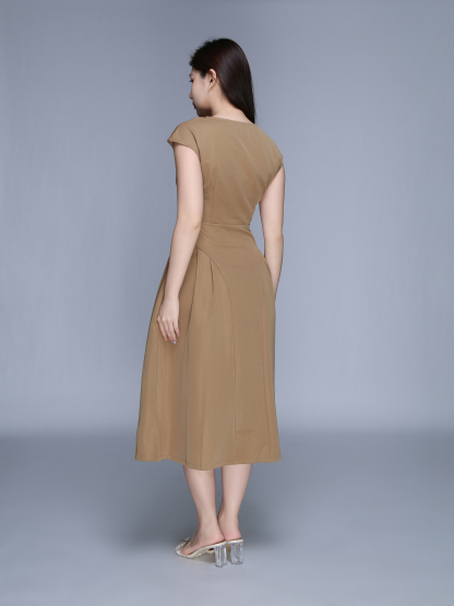 Sleeveless Front Zip Dress 39581