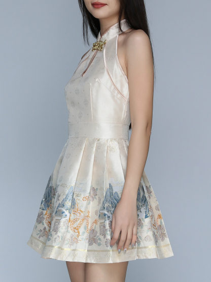 Halter New Year Wear Jumpsuit 39585