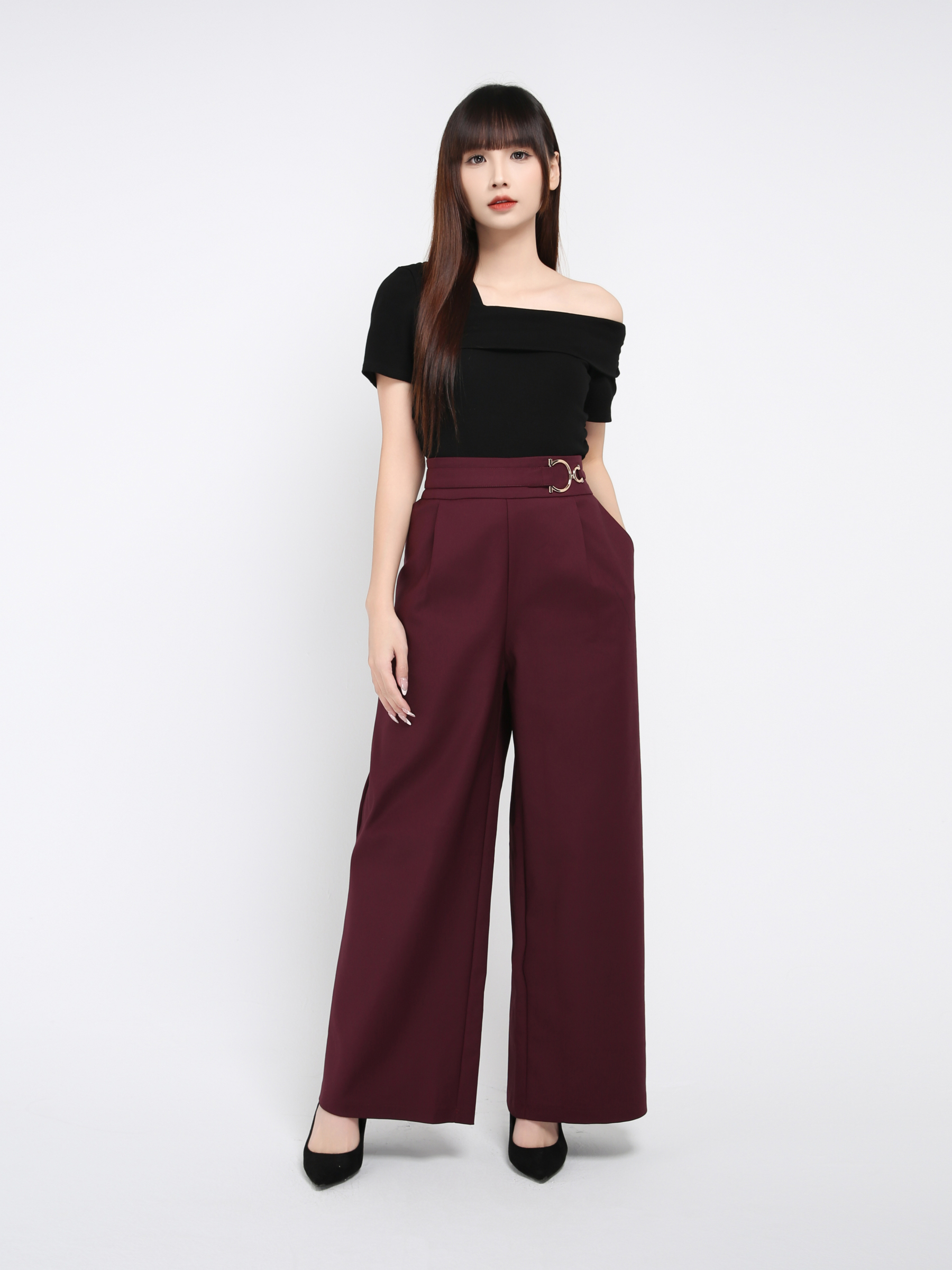 High Waist Long Pants 39307