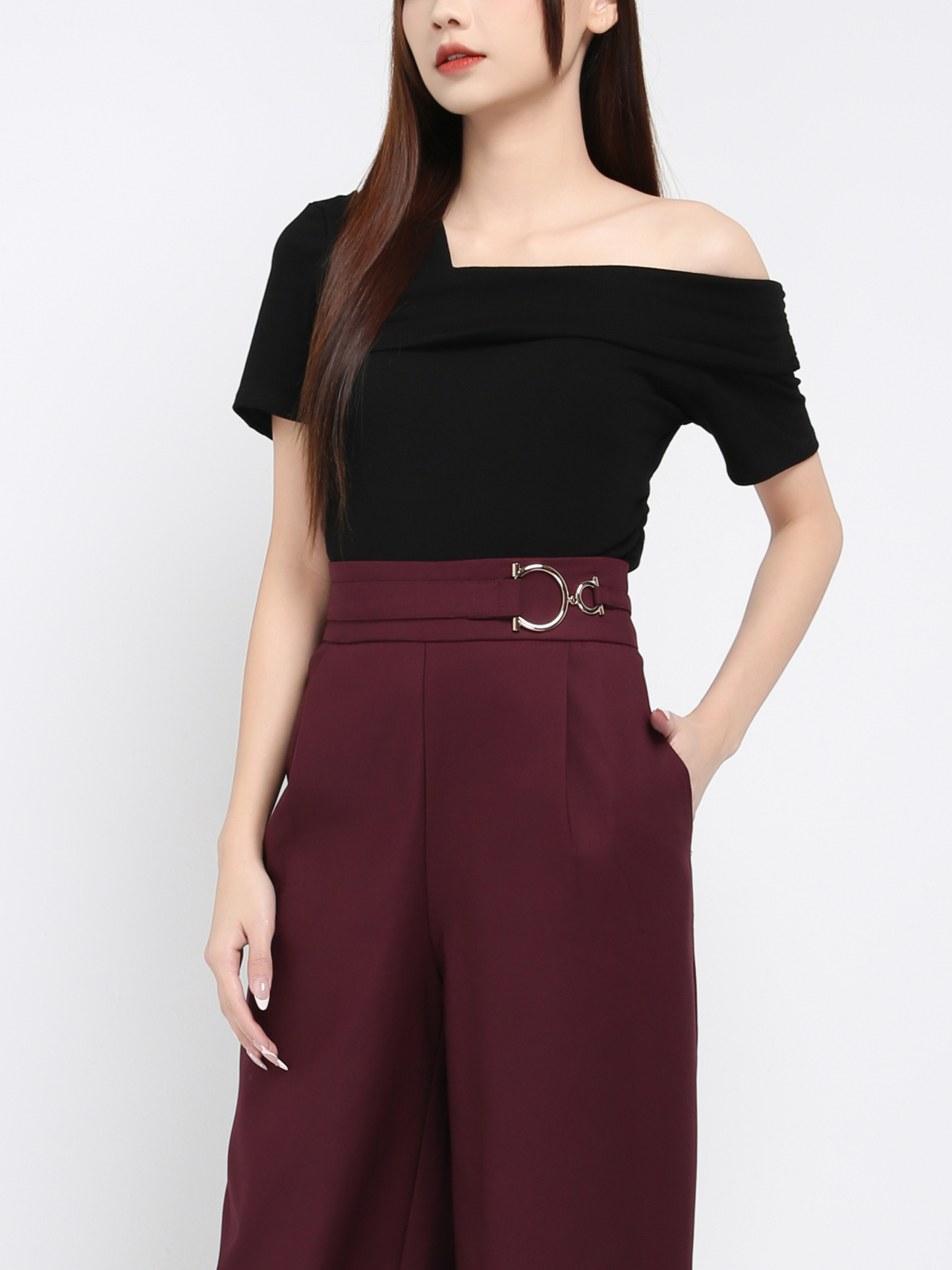 High Waist Long Pants 39307