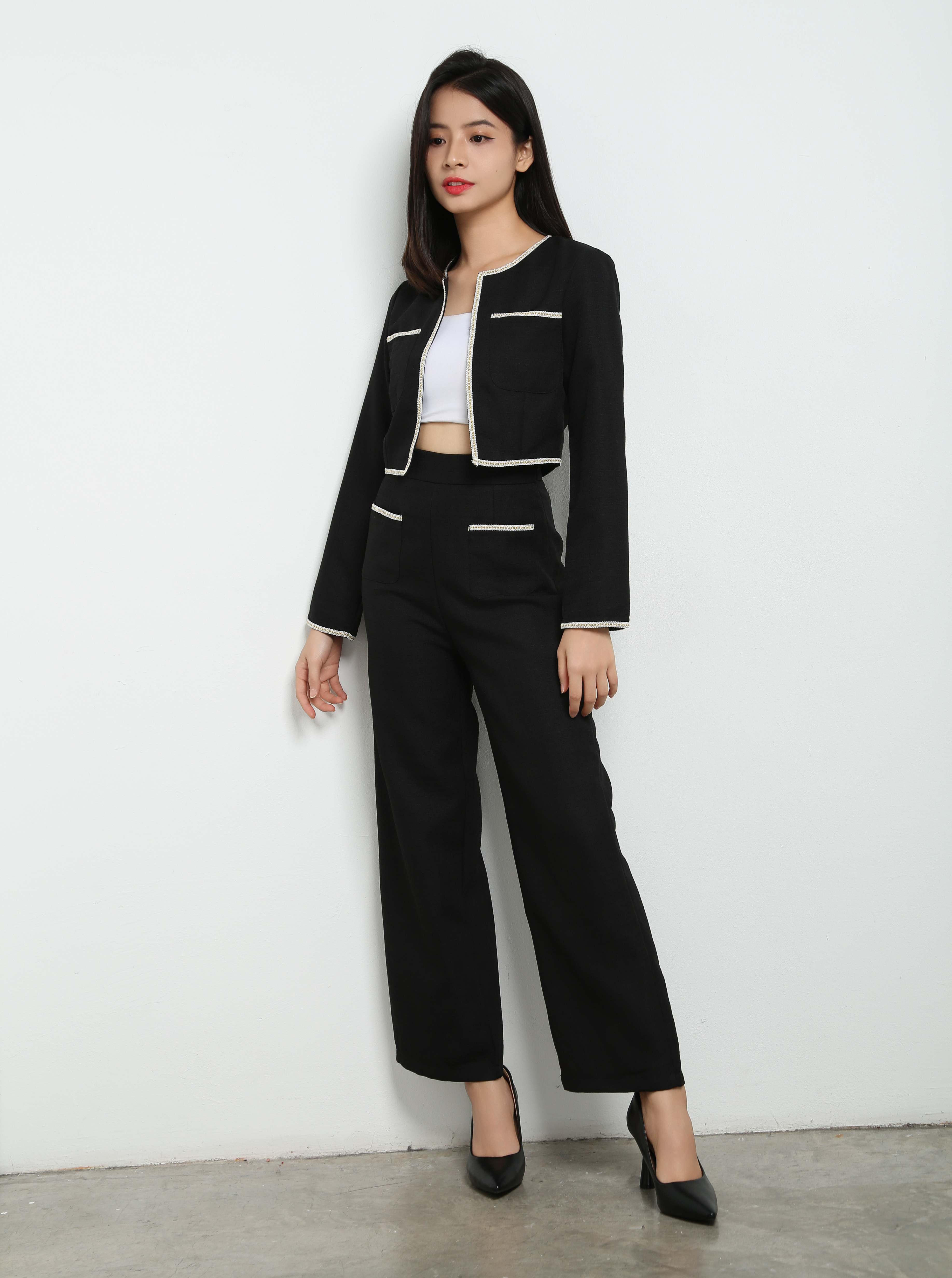 Long Sleeve Top With Long Pant Set 39638