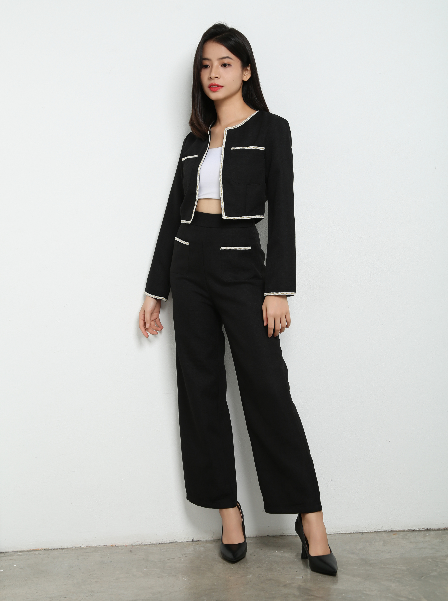 Long Sleeve Top With Long Pant Set 39638