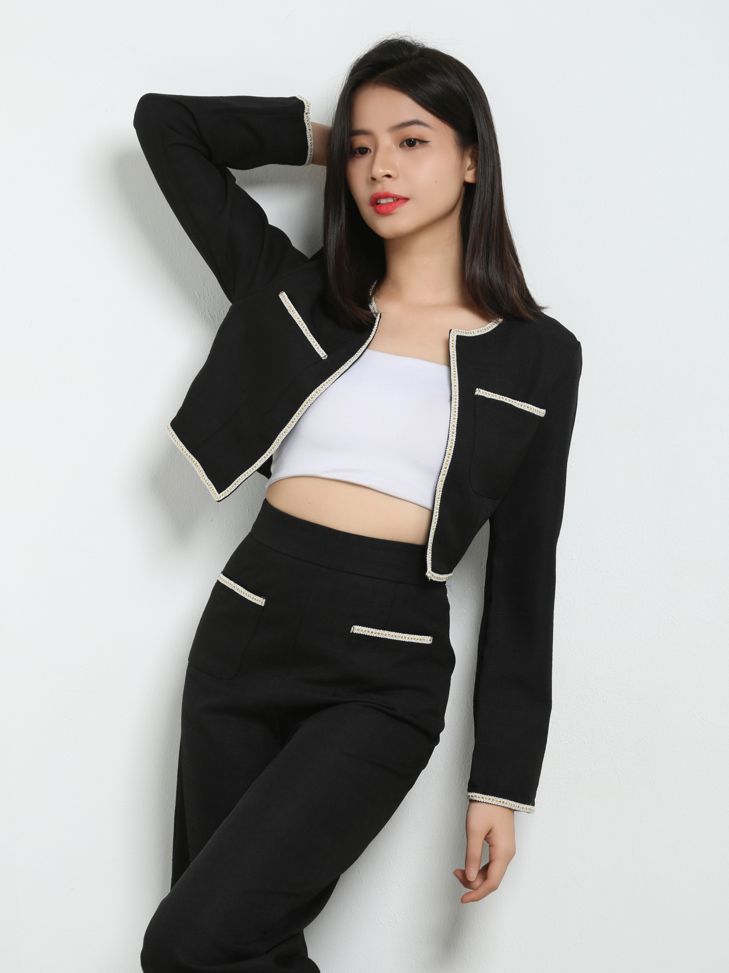 Long Sleeve Top With Long Pant Set 39638