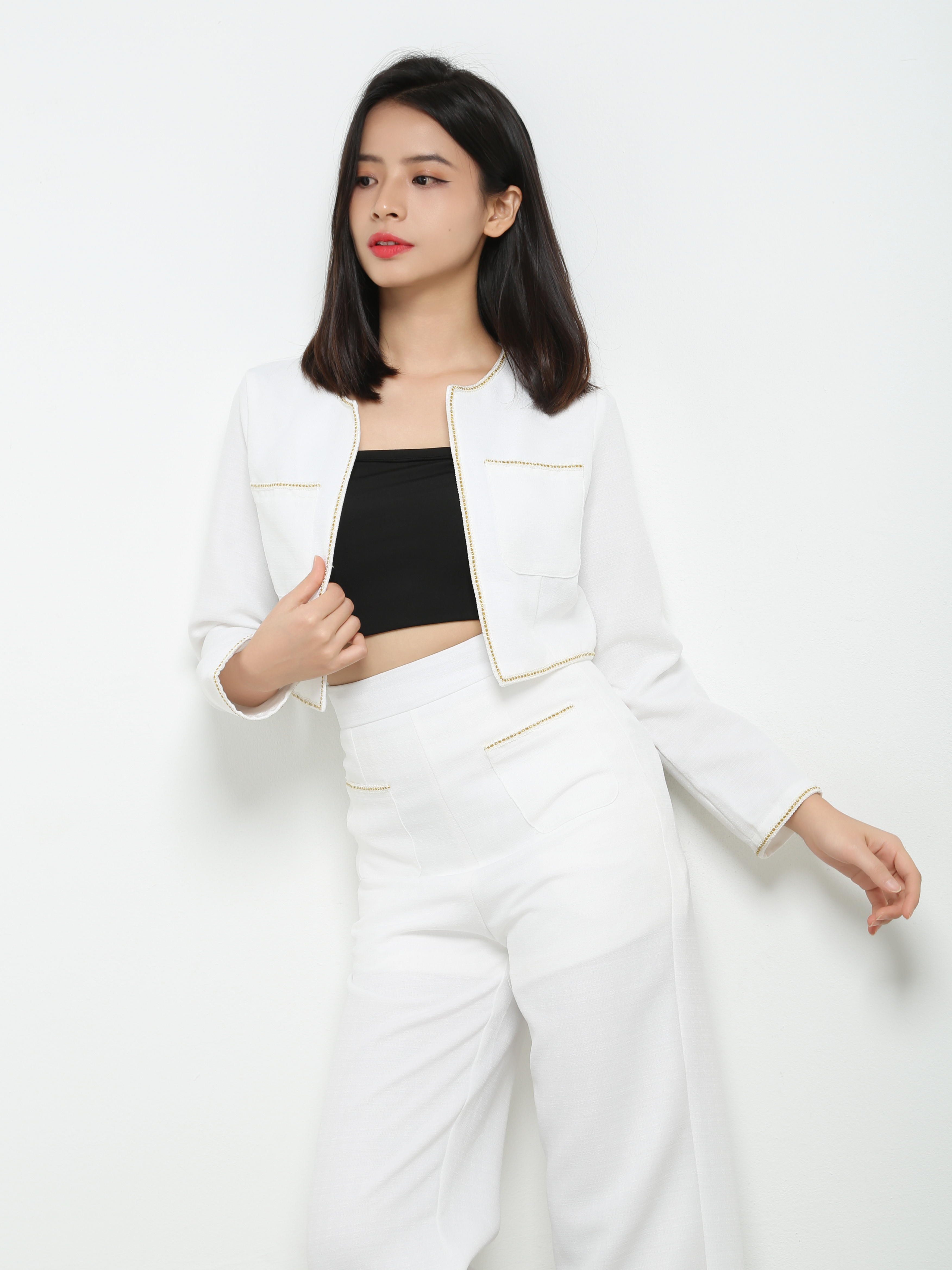 Long Sleeve Top With Long Pant Set 39638