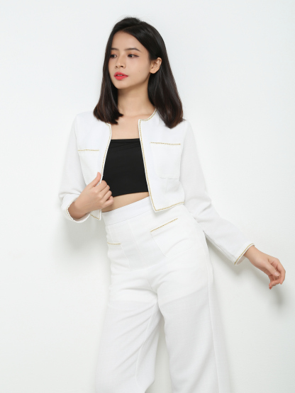 Long Sleeve Top With Long Pant Set 39638