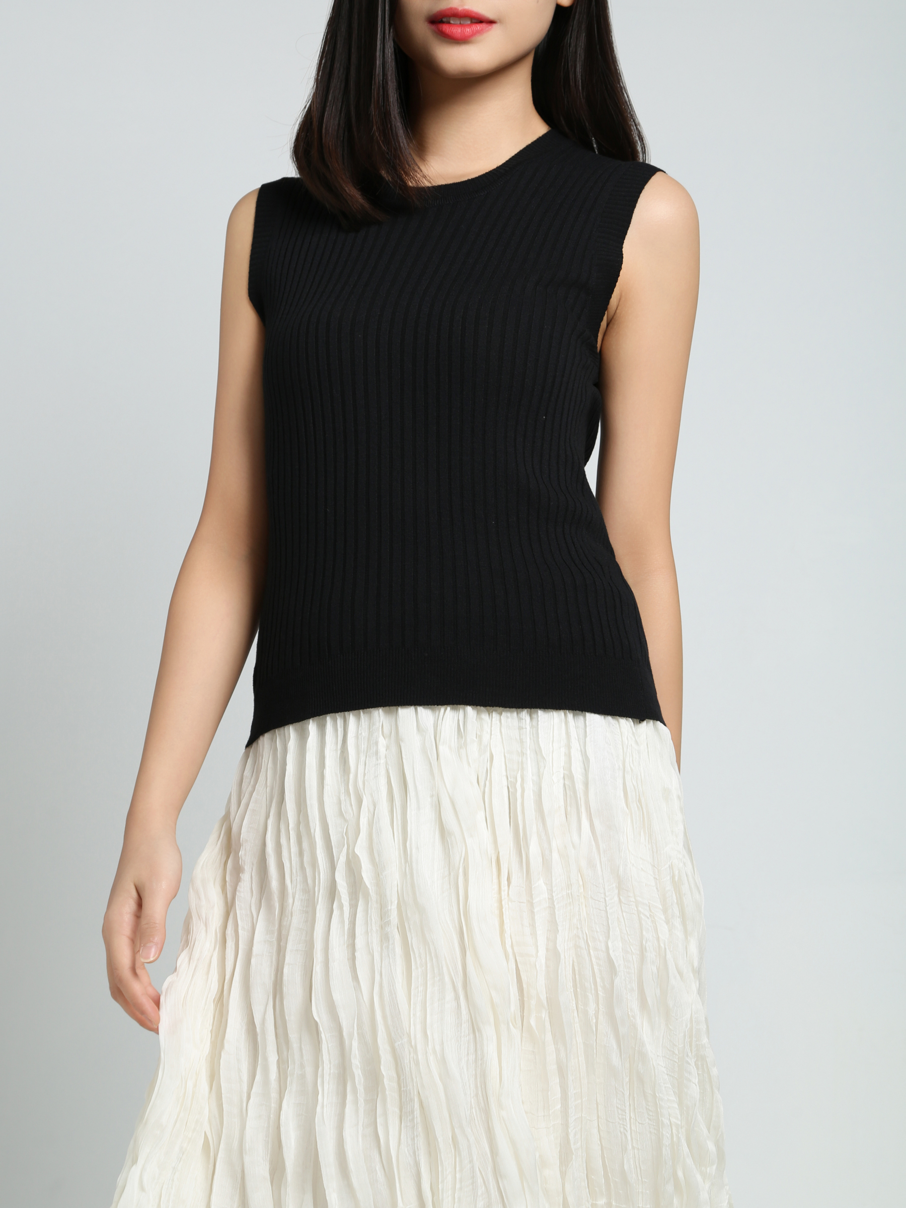 Knitted Sleeveless Top 39649