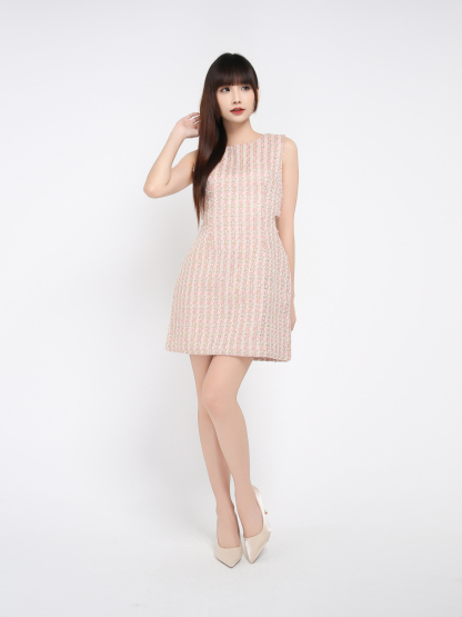 Sleeveless Back Zip Dress 39665