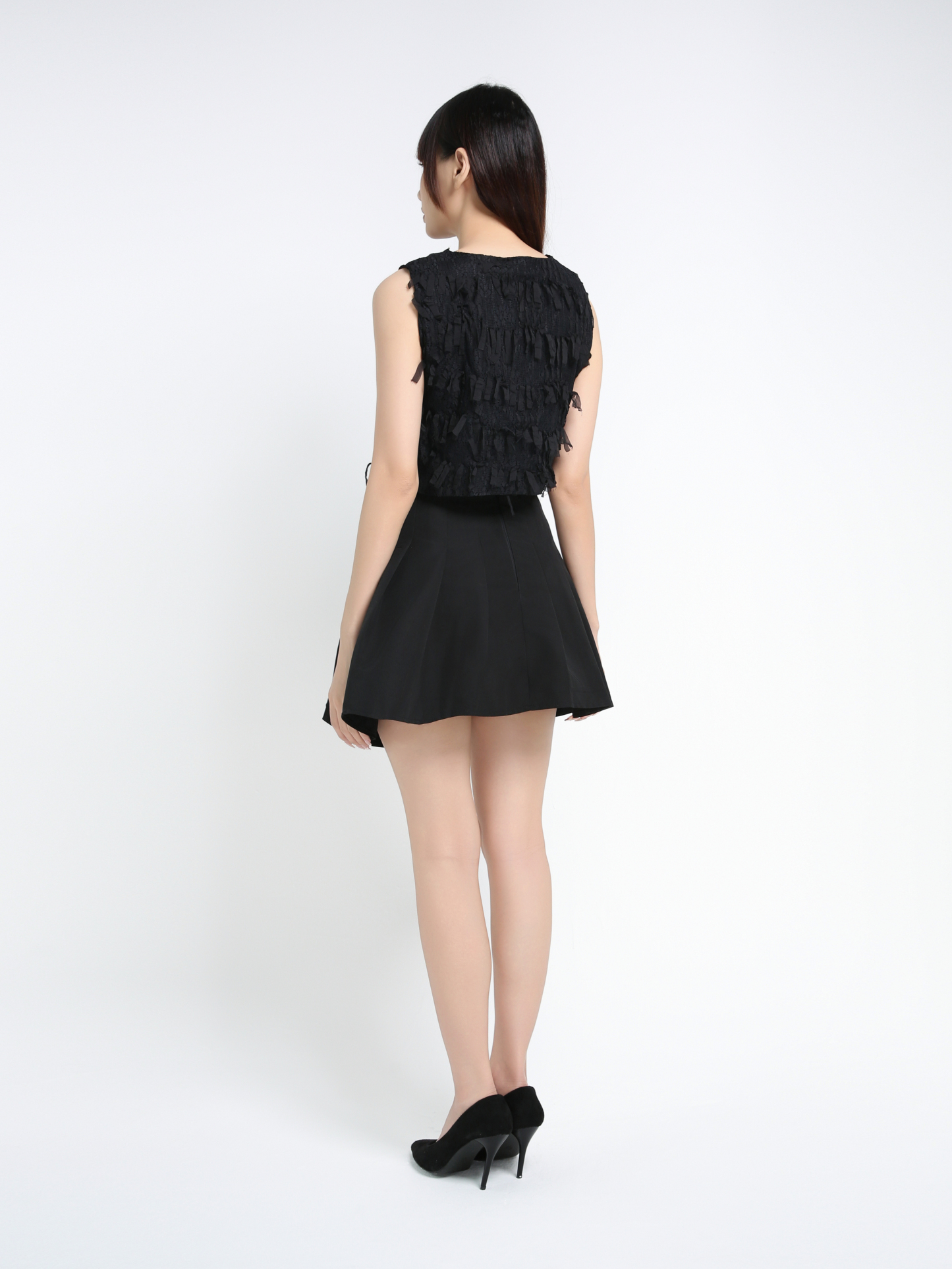 Sleeveless Top With Skirt Set 39668