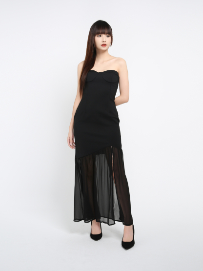 Off Shoulder Fish Tail Dress 39704