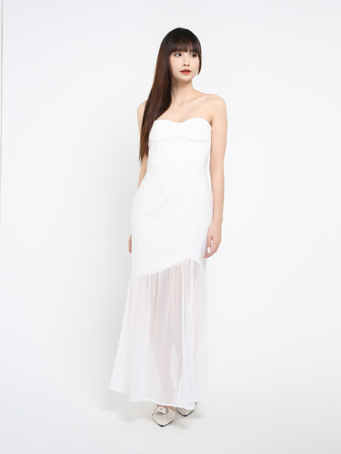 Off Shoulder Fish Tail Dress 39704