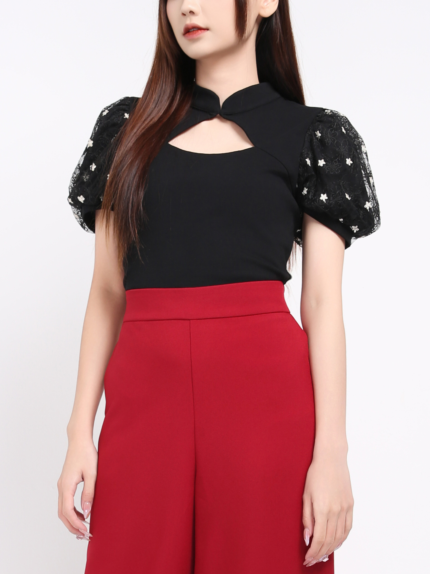 High Waist Long Pants 39789