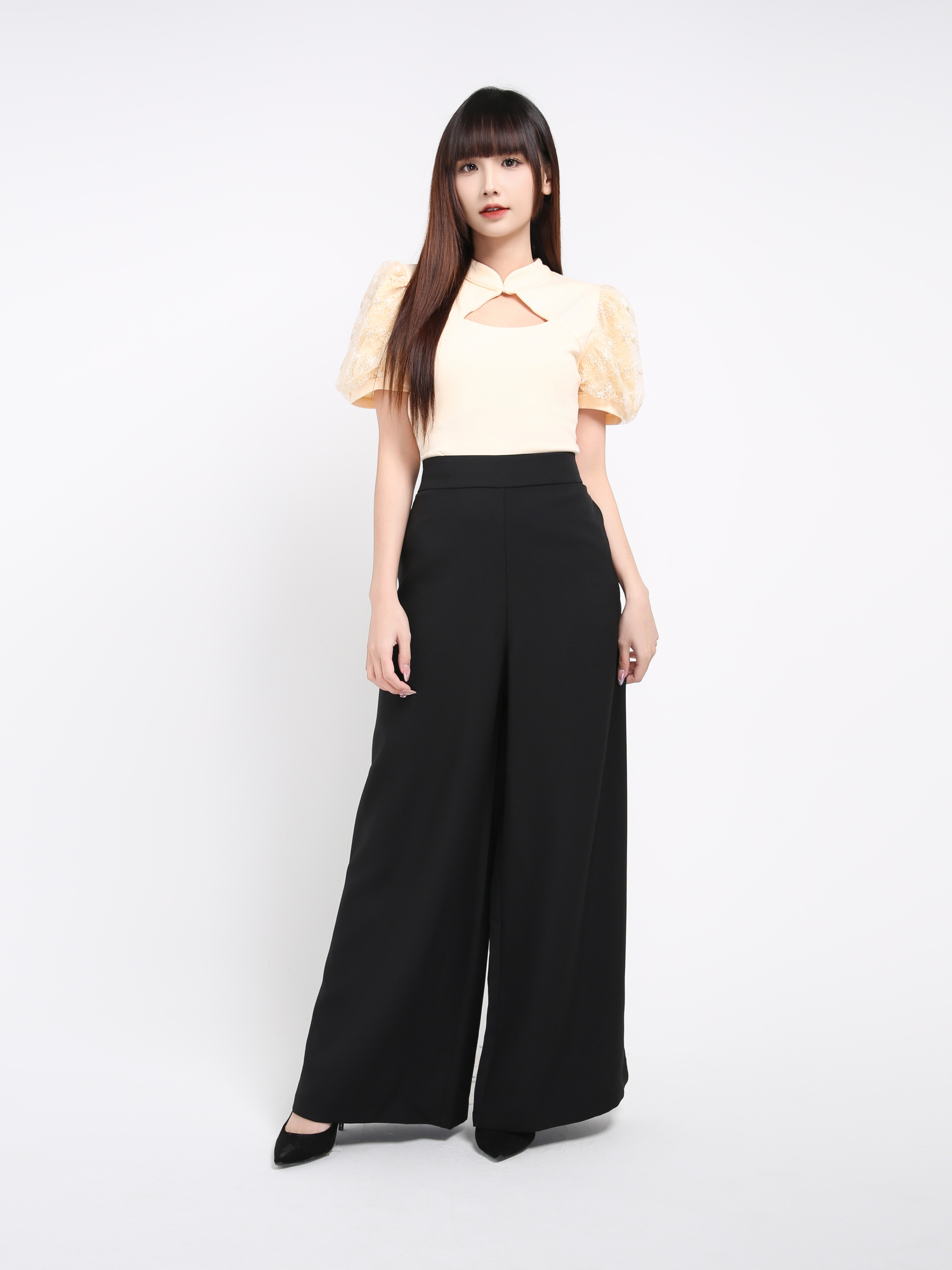 High Waist Long Pants 39789