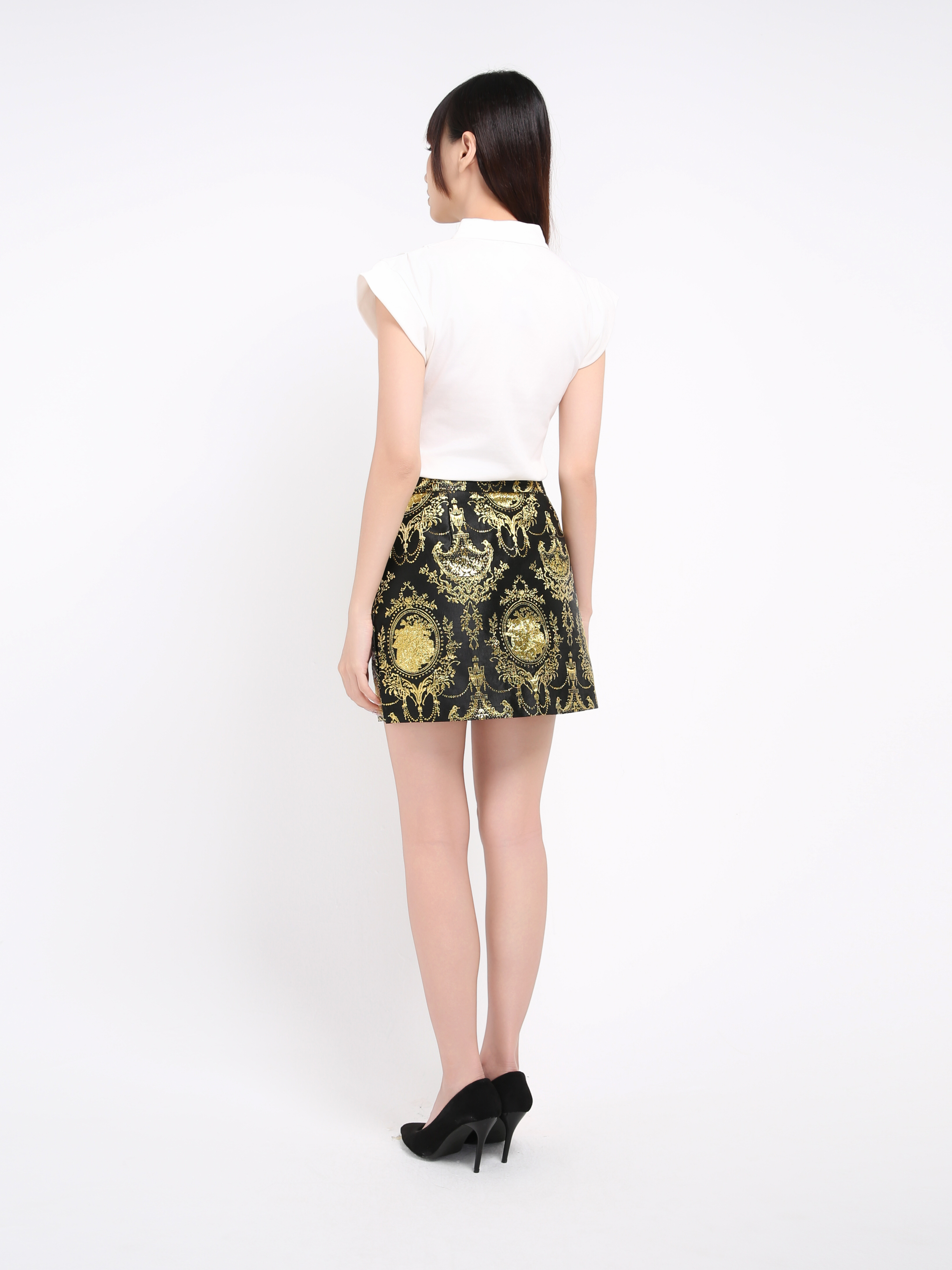 High Waist Skirt Pants 39797