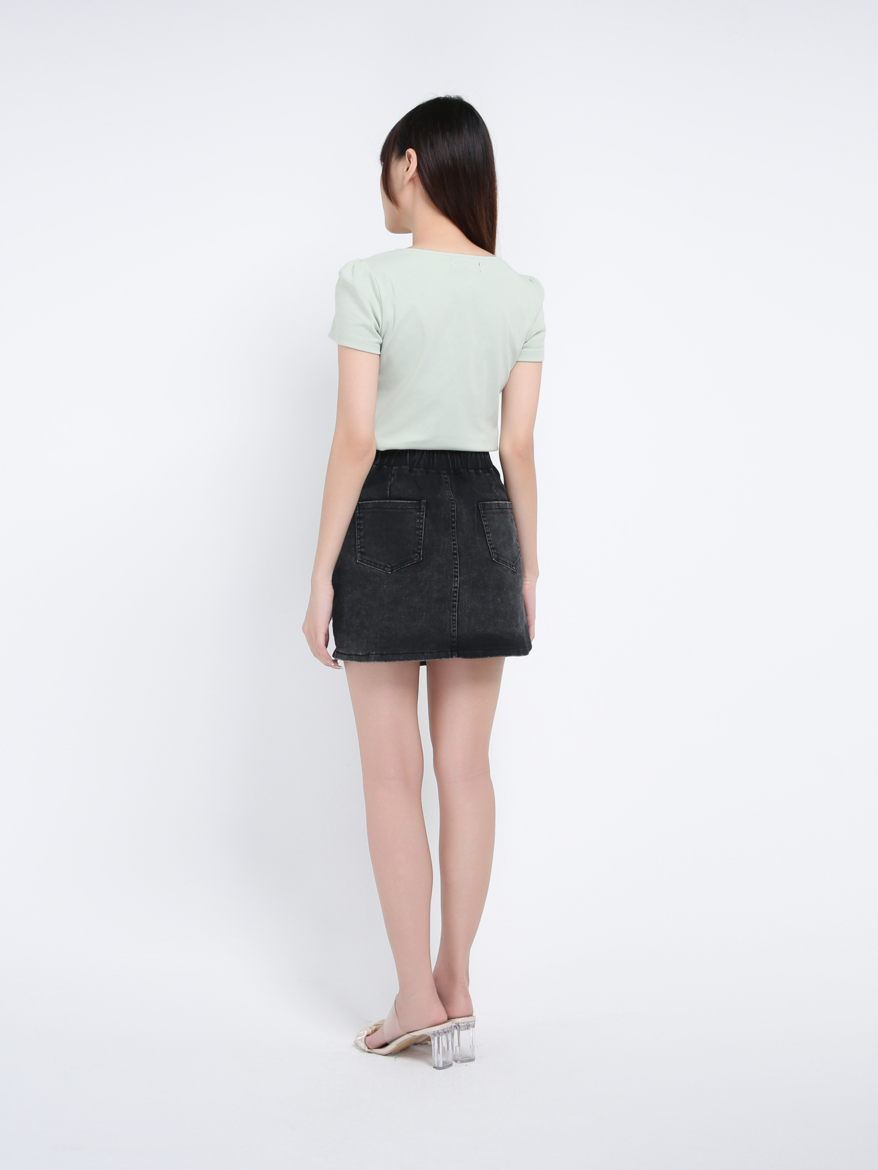 Sleeveless Back Zip Top 38385