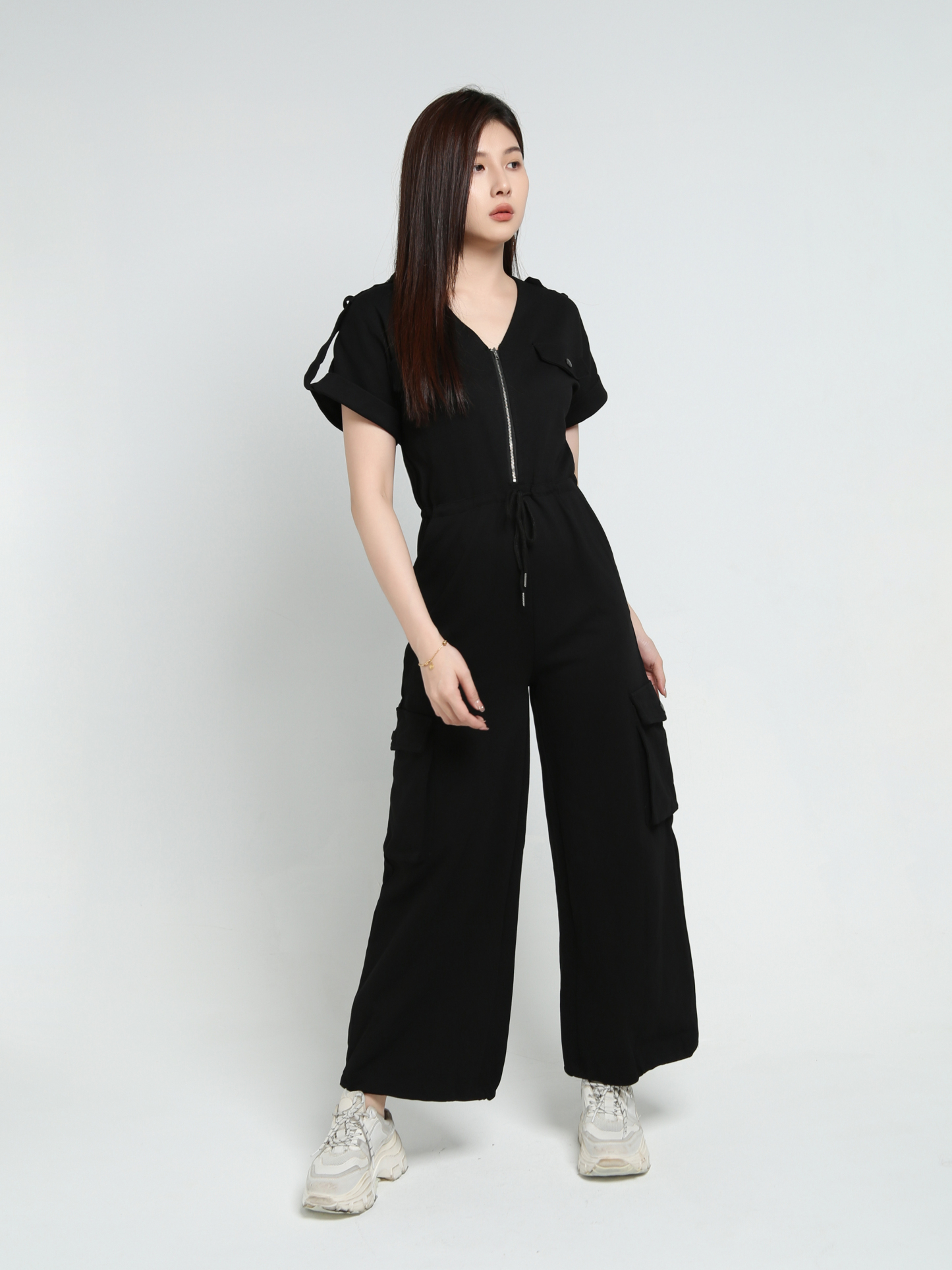 Front Zip Jumpsuit 39839