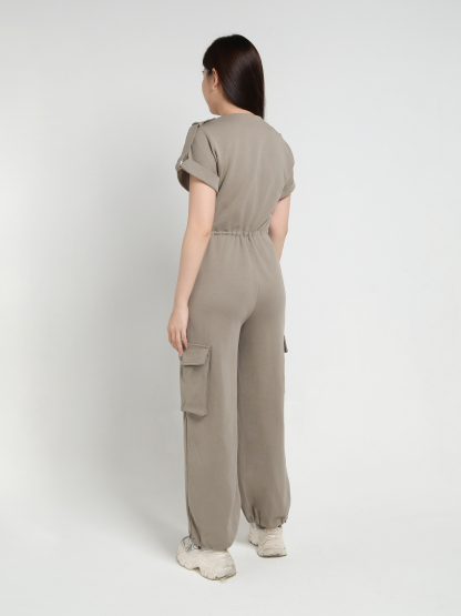 Front Zip Jumpsuit 39839