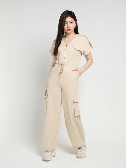 Front Zip Jumpsuit 39839