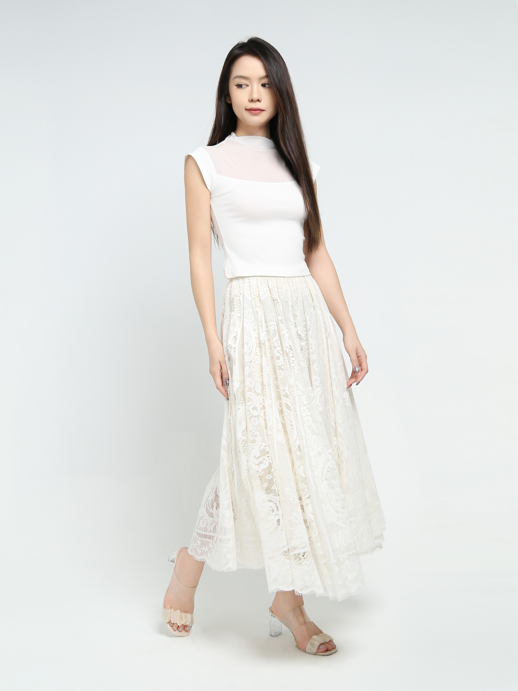 Lace Skirt 39859