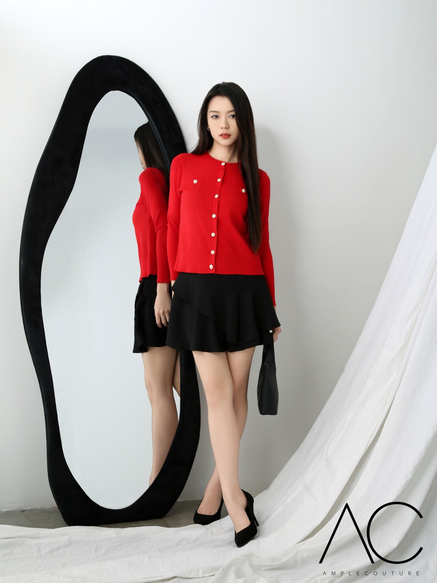 High Waist Layered Skirt Pant 41848