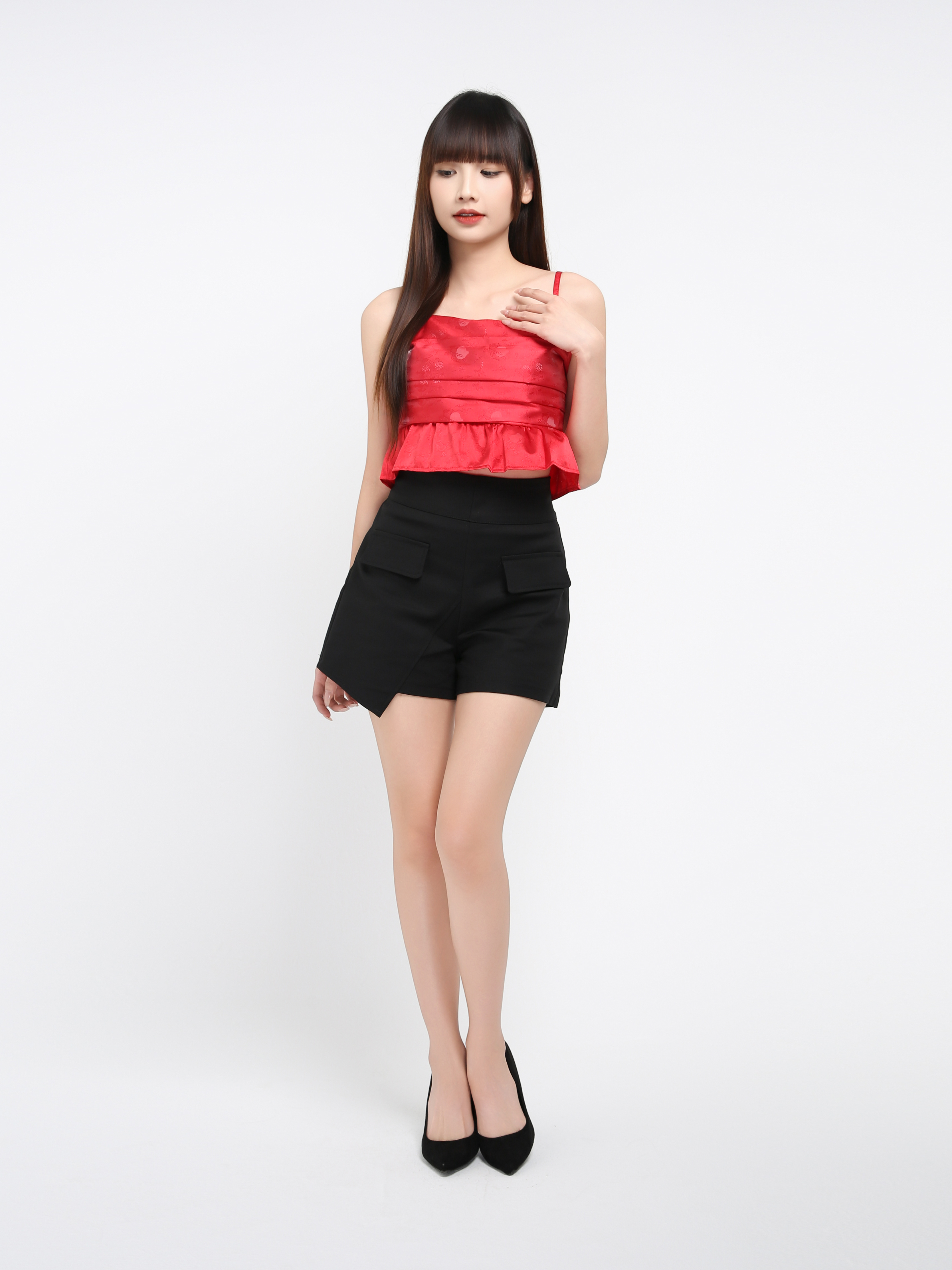 High Waist Wrao Skirt 41157