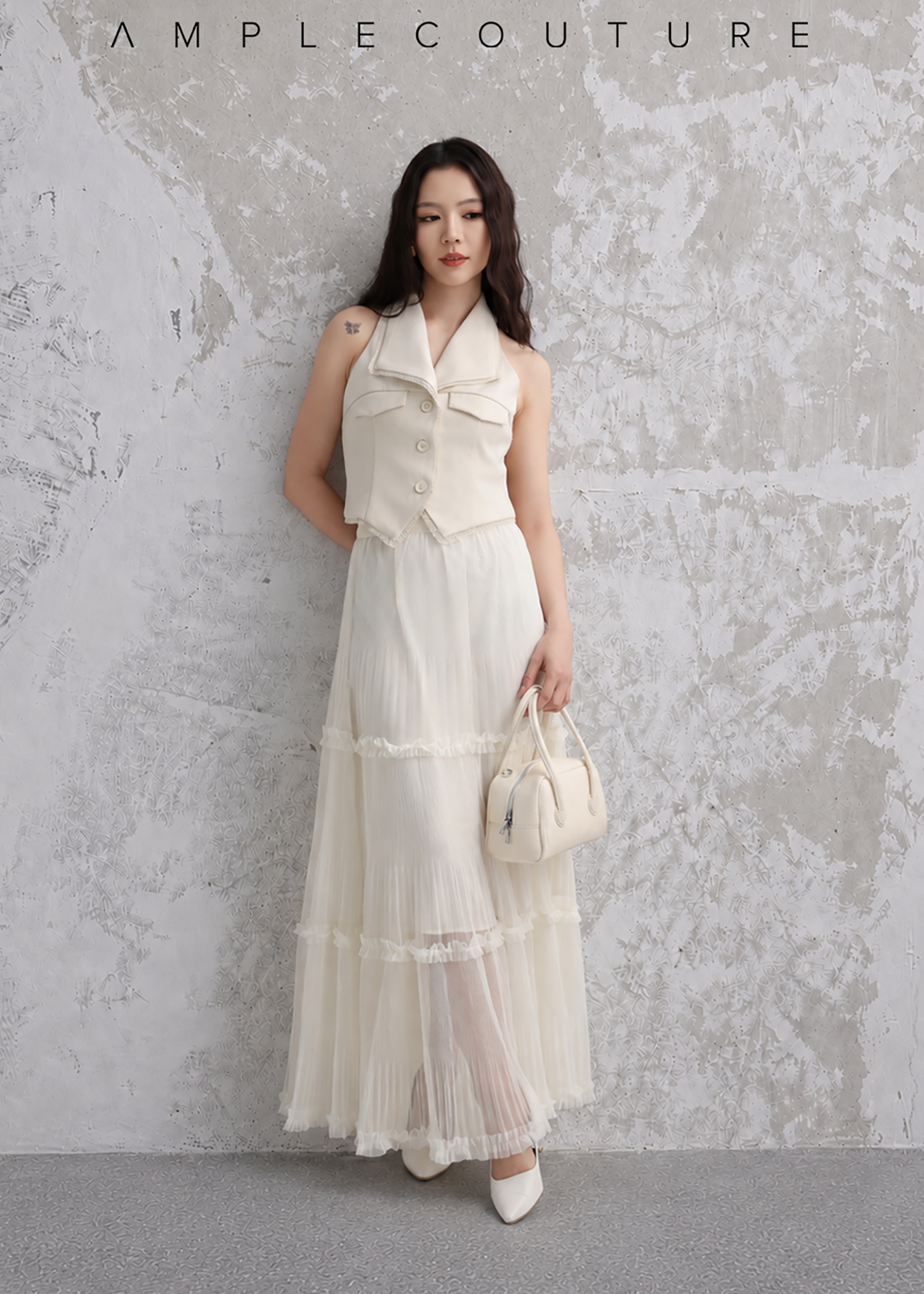 Net Layered Skirt DJ132