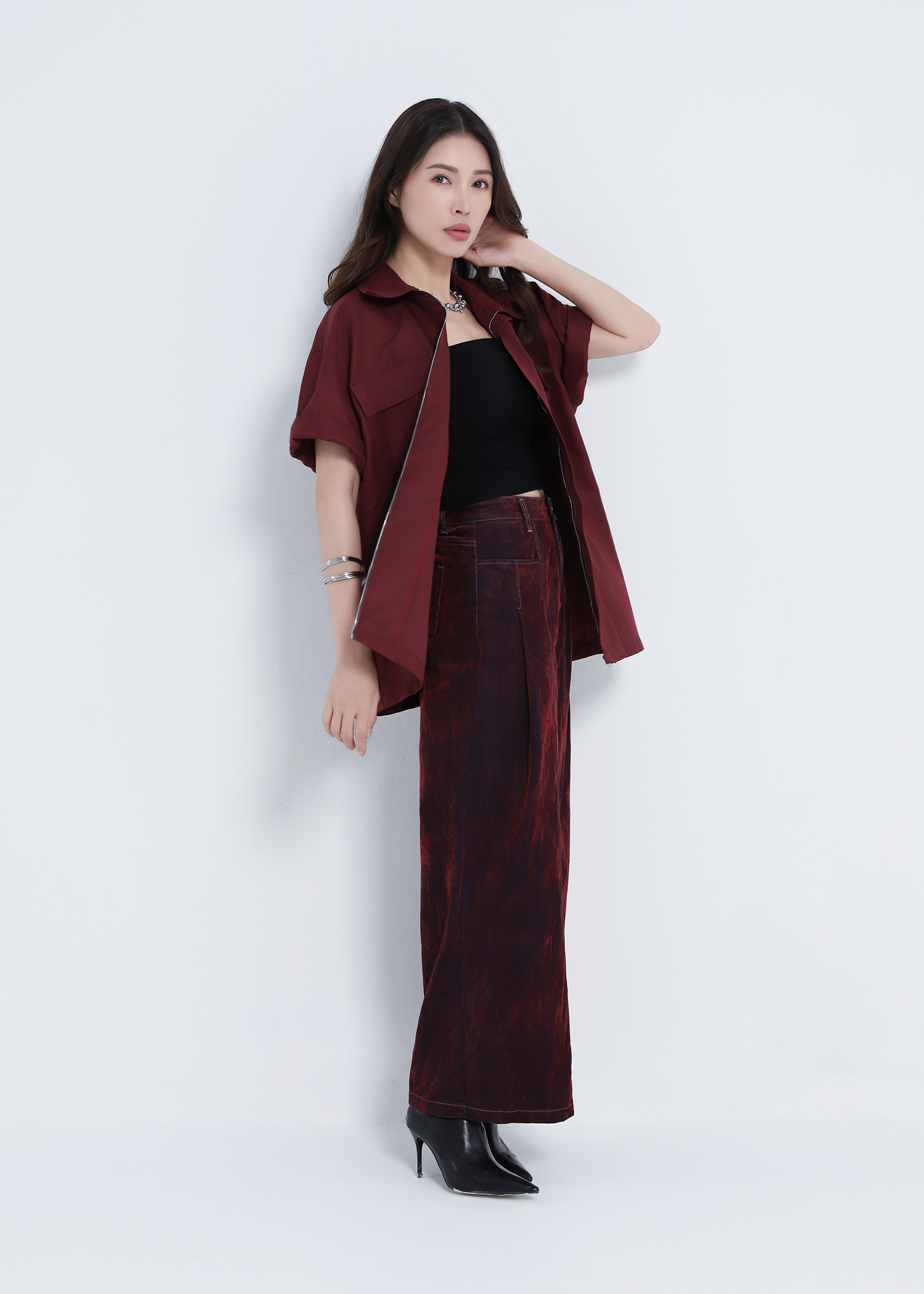 [I DEFINE ME] Two Way With Zip Blouse ACX20
