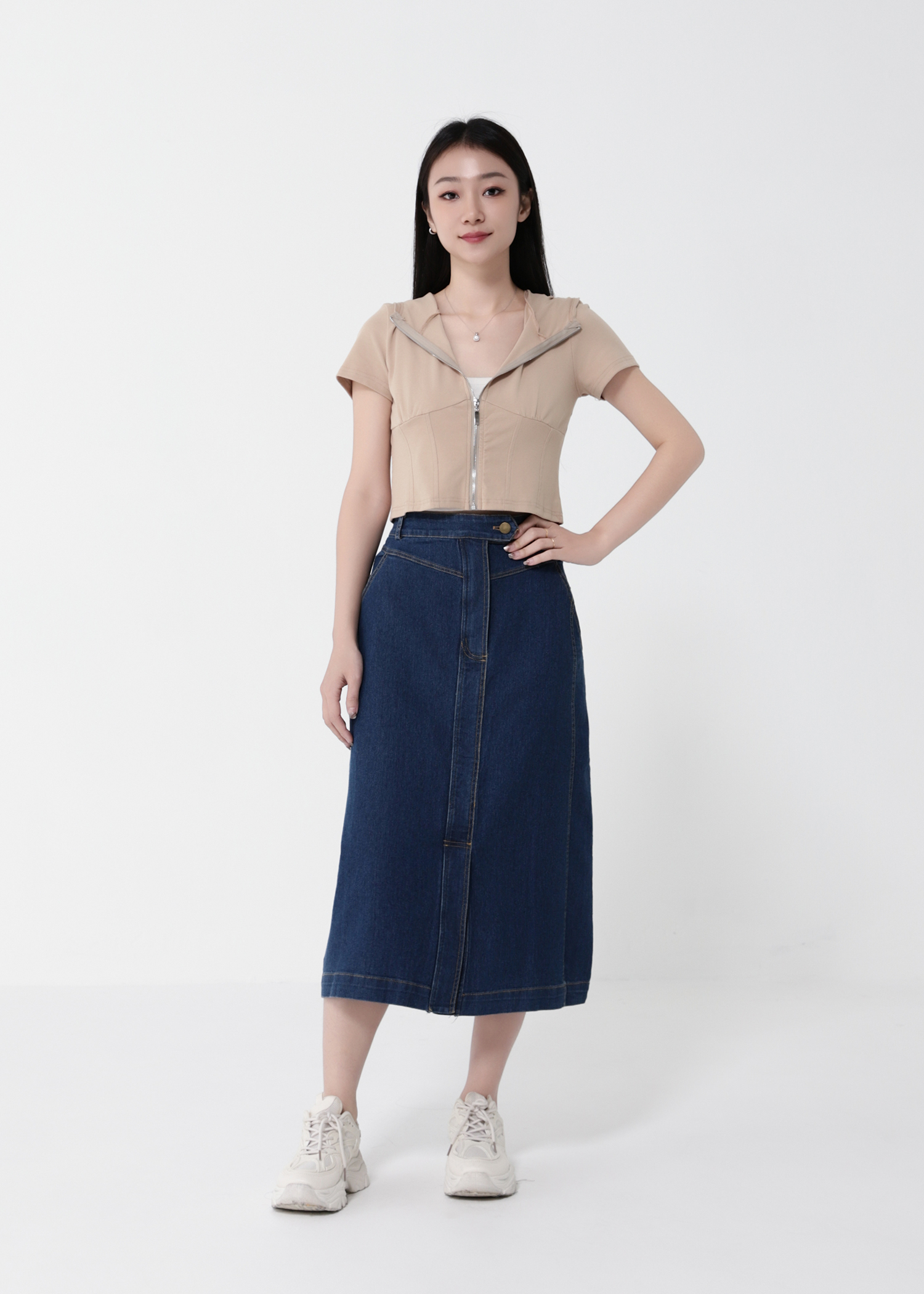 Denim Skirt 40061