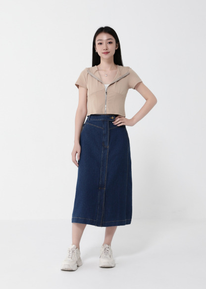 Denim Skirt 40061
