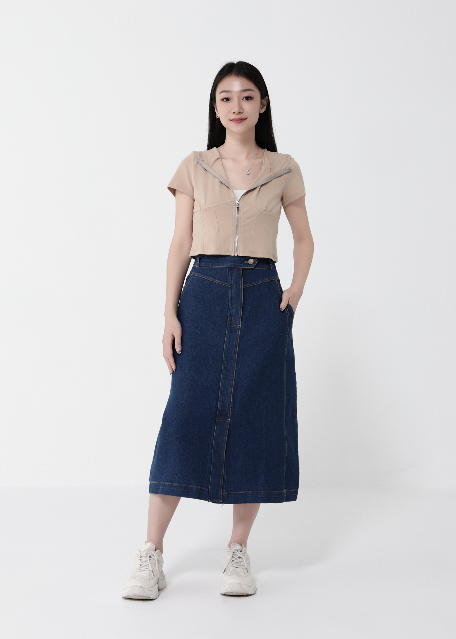 Denim Skirt 40061