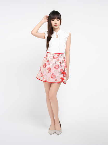 Side Pocket New Year Skirt Pant 38735