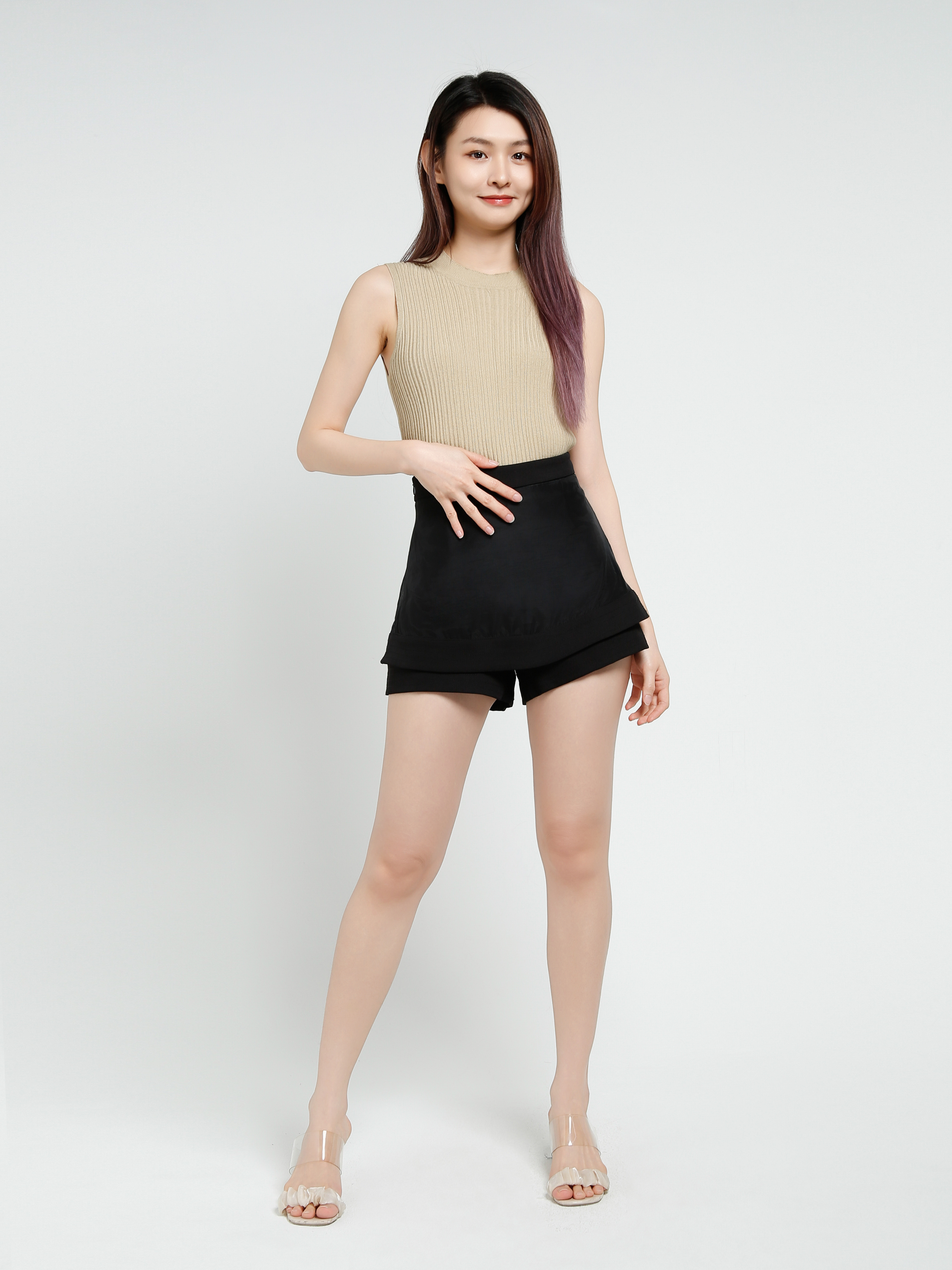 Knitted Sleeve Top 40222