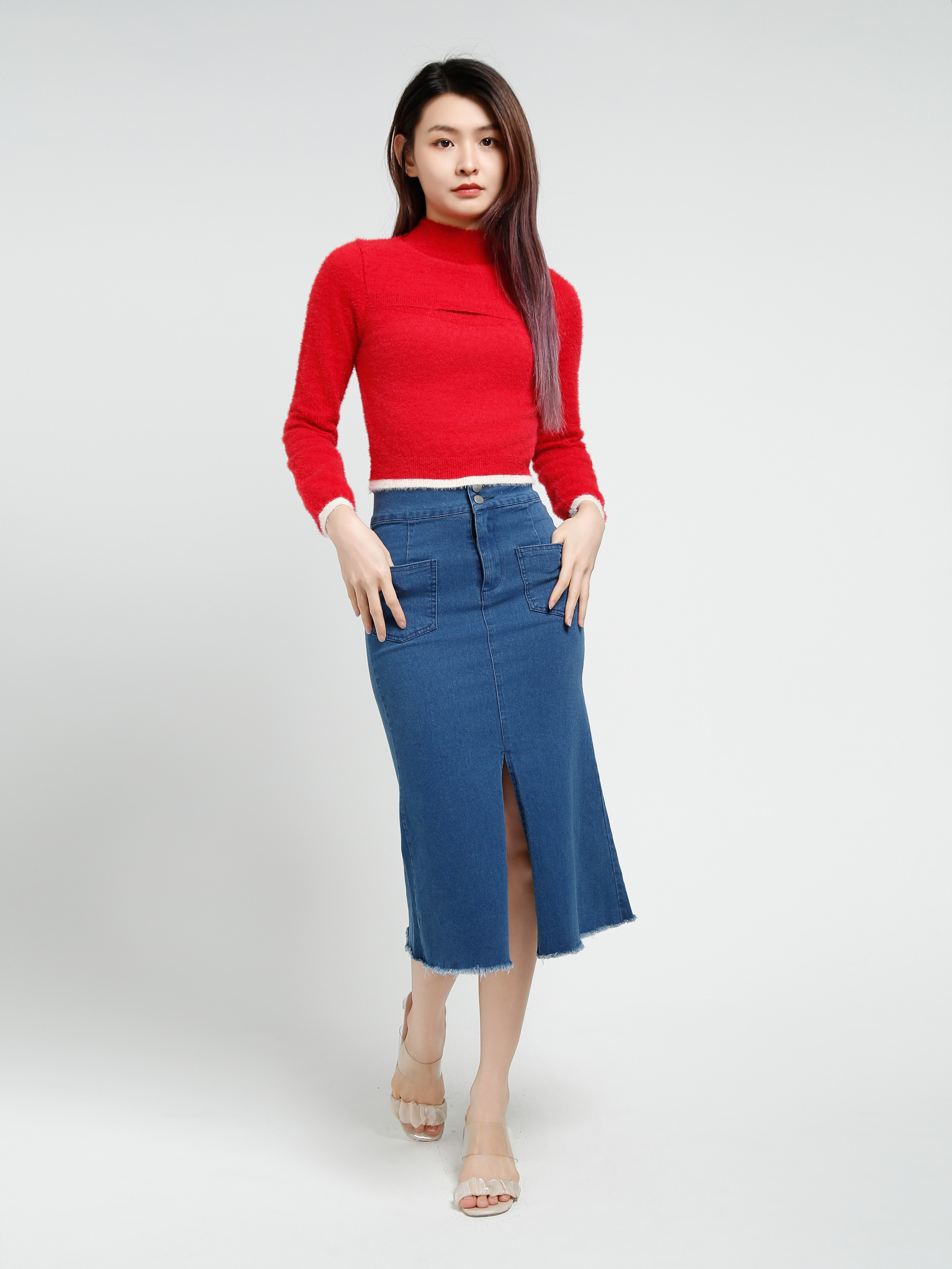 Fake Two Piece Top 40282