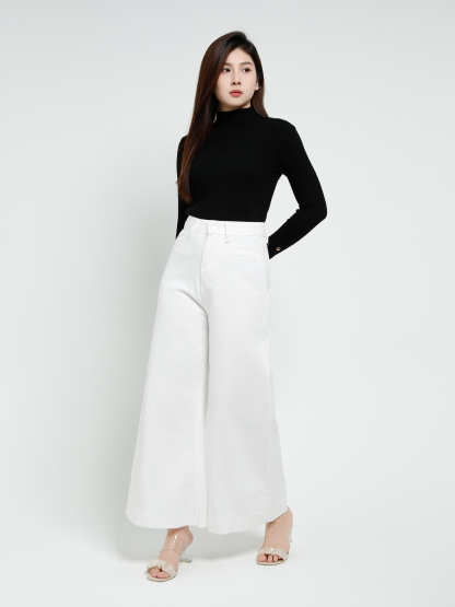 Denim Front Pocket Long Pant 40426