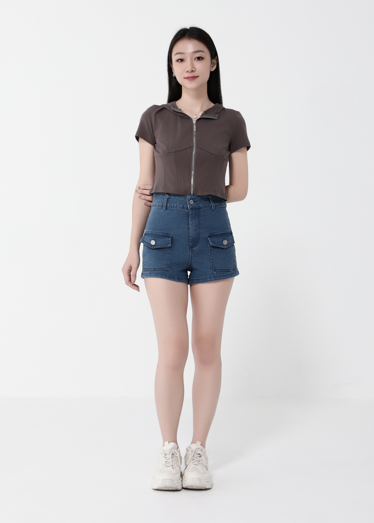 Denim Short Pant 40589