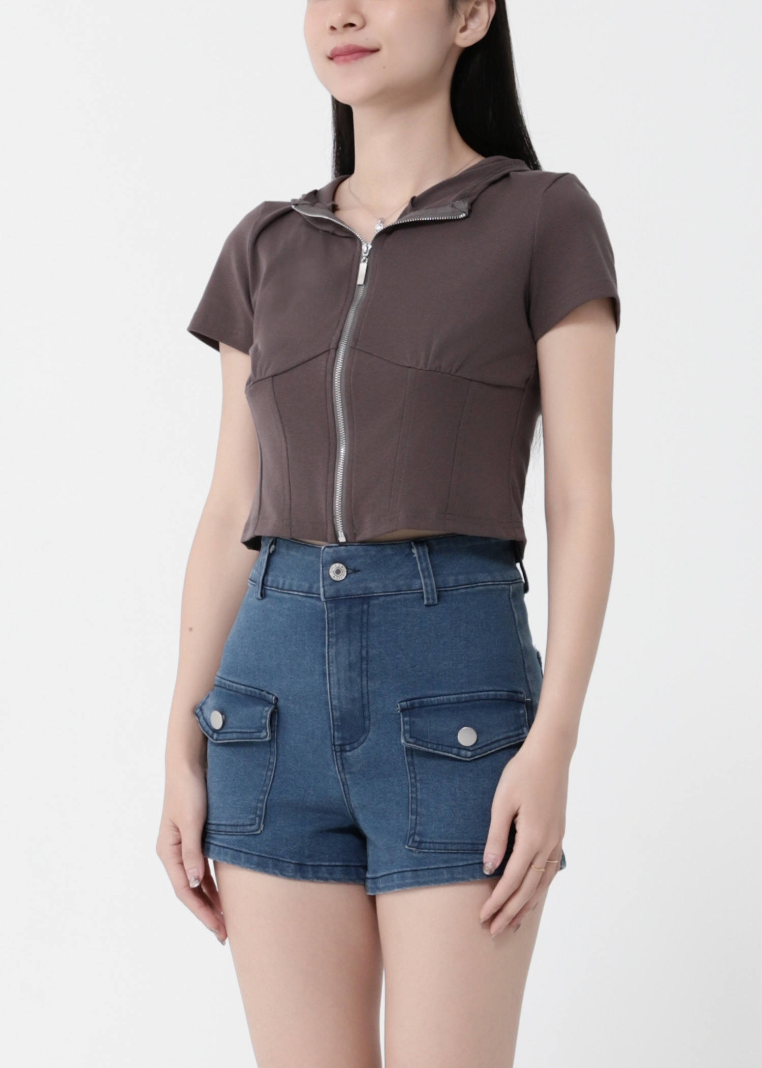 Denim Short Pant 40589
