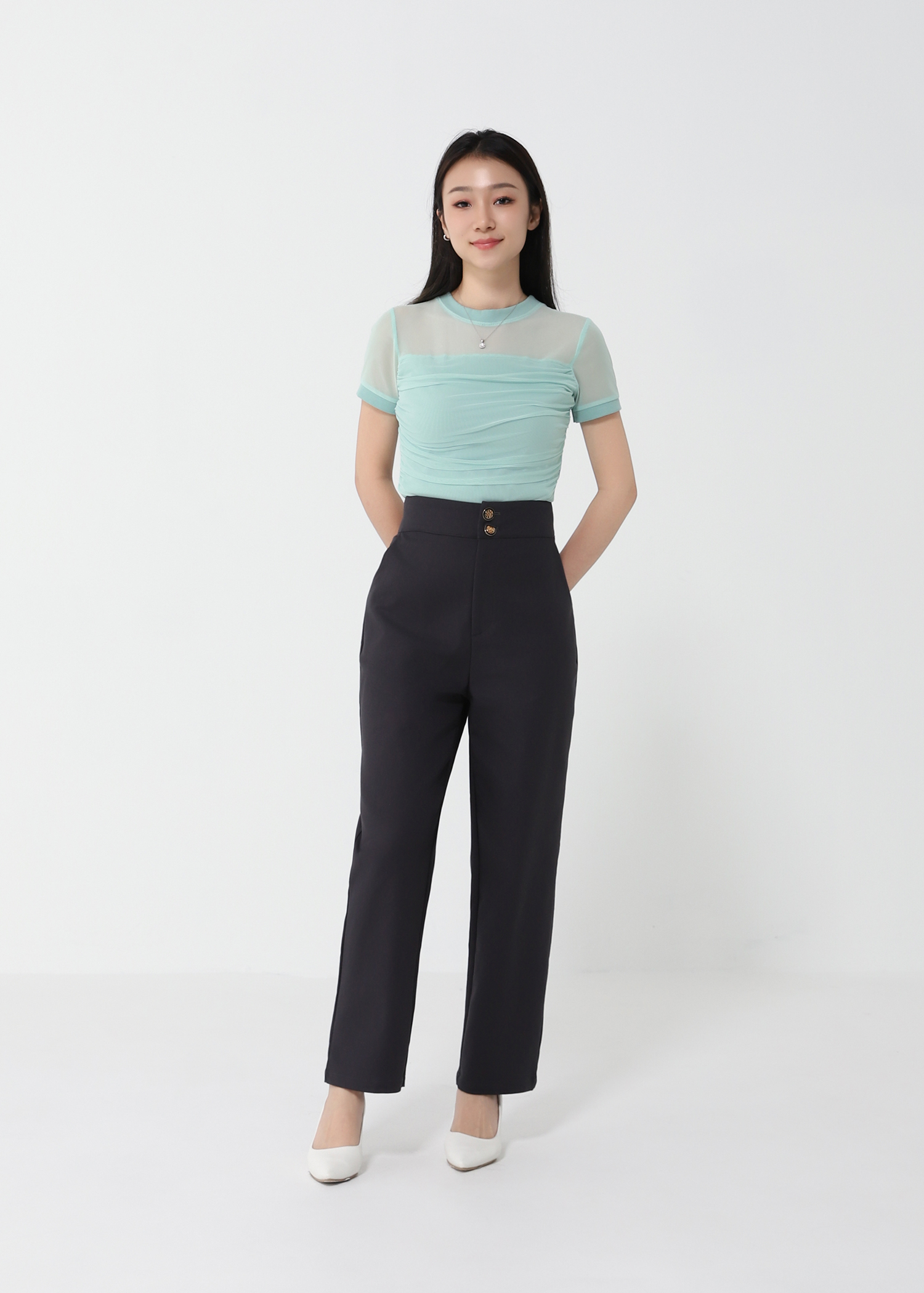 Mesh Short Sleeve Top 40597