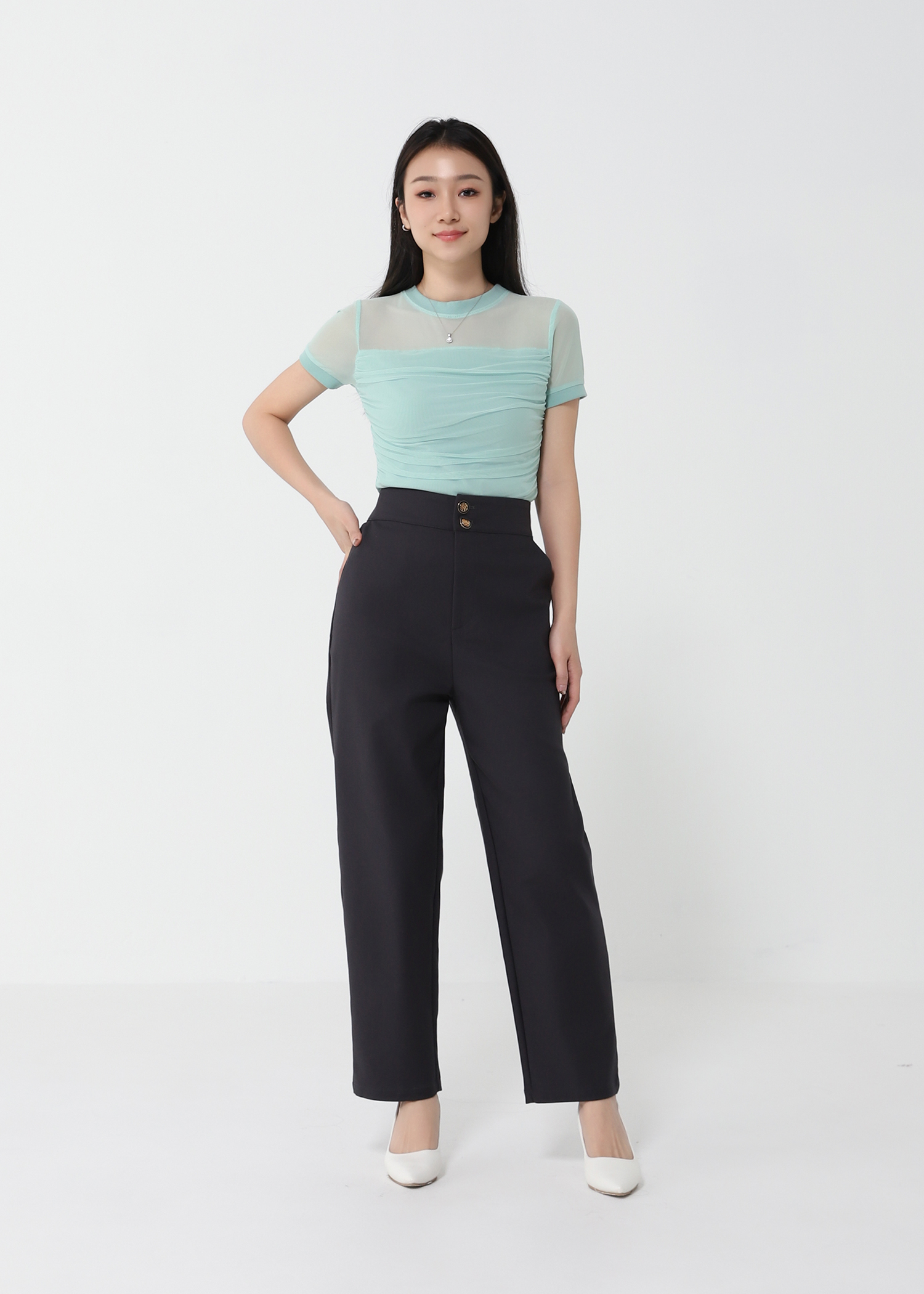 Mesh Short Sleeve Top 40597