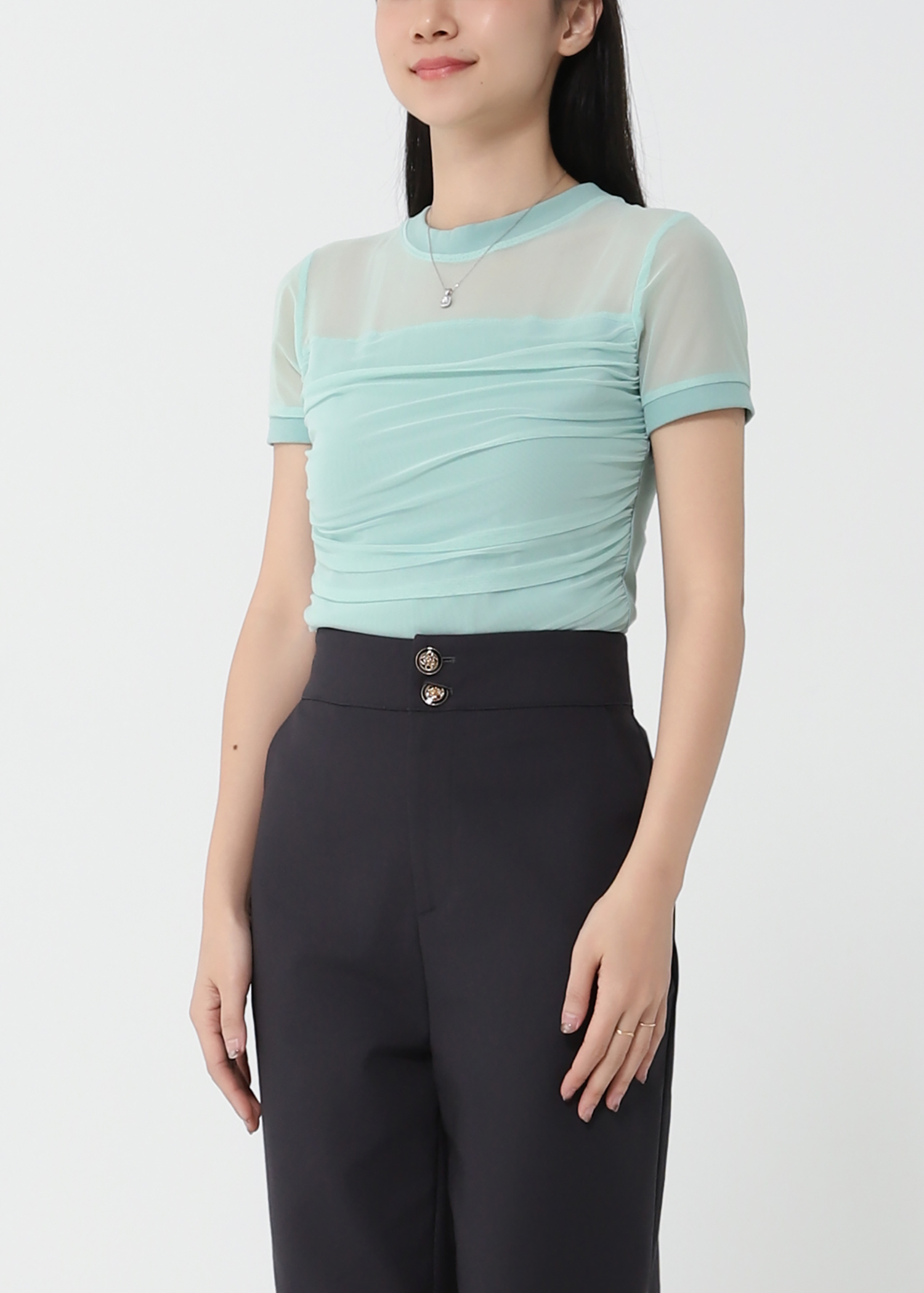 Mesh Short Sleeve Top 40597